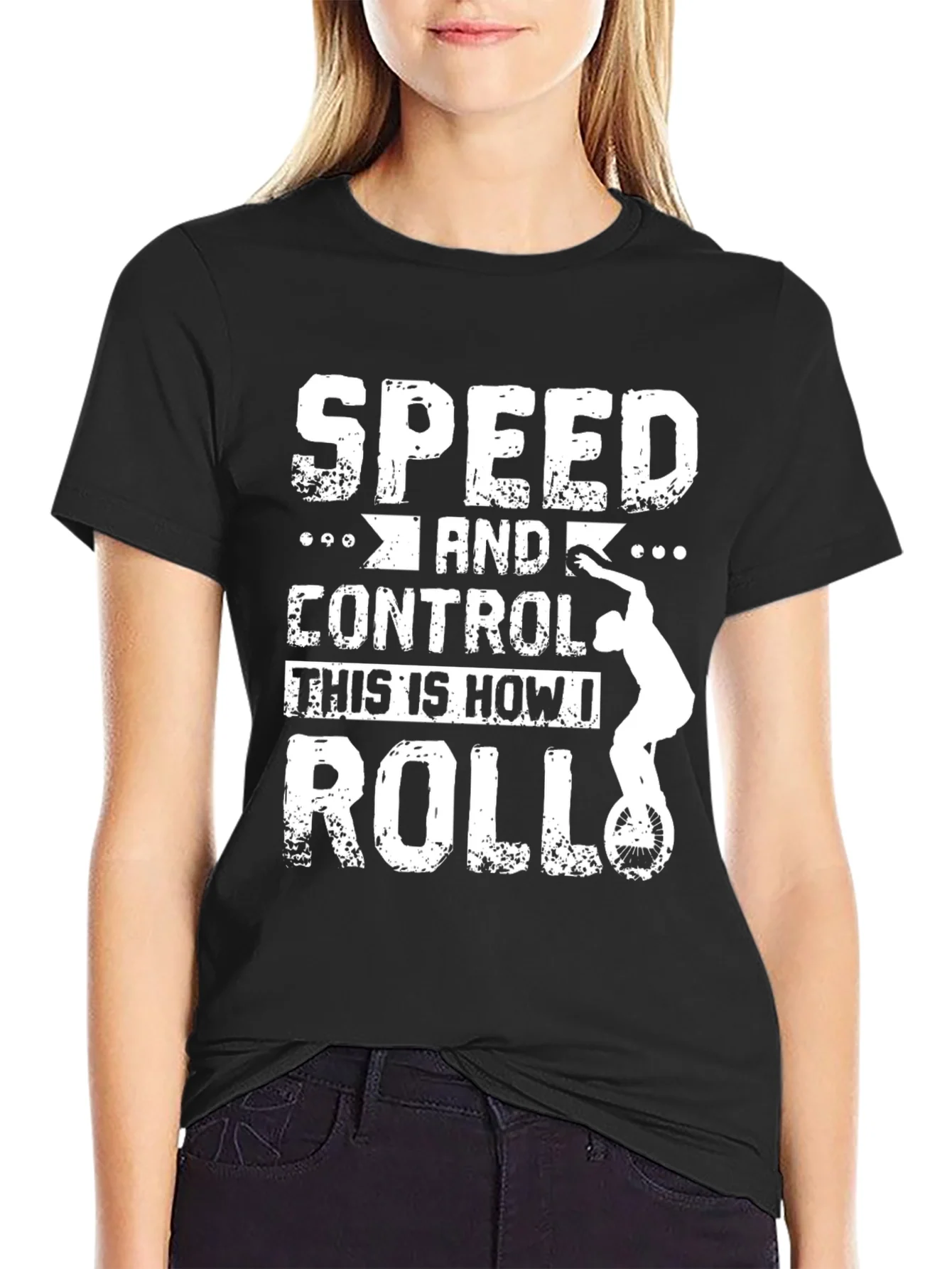 Speed & Control T-Shirt: Unicycle Design