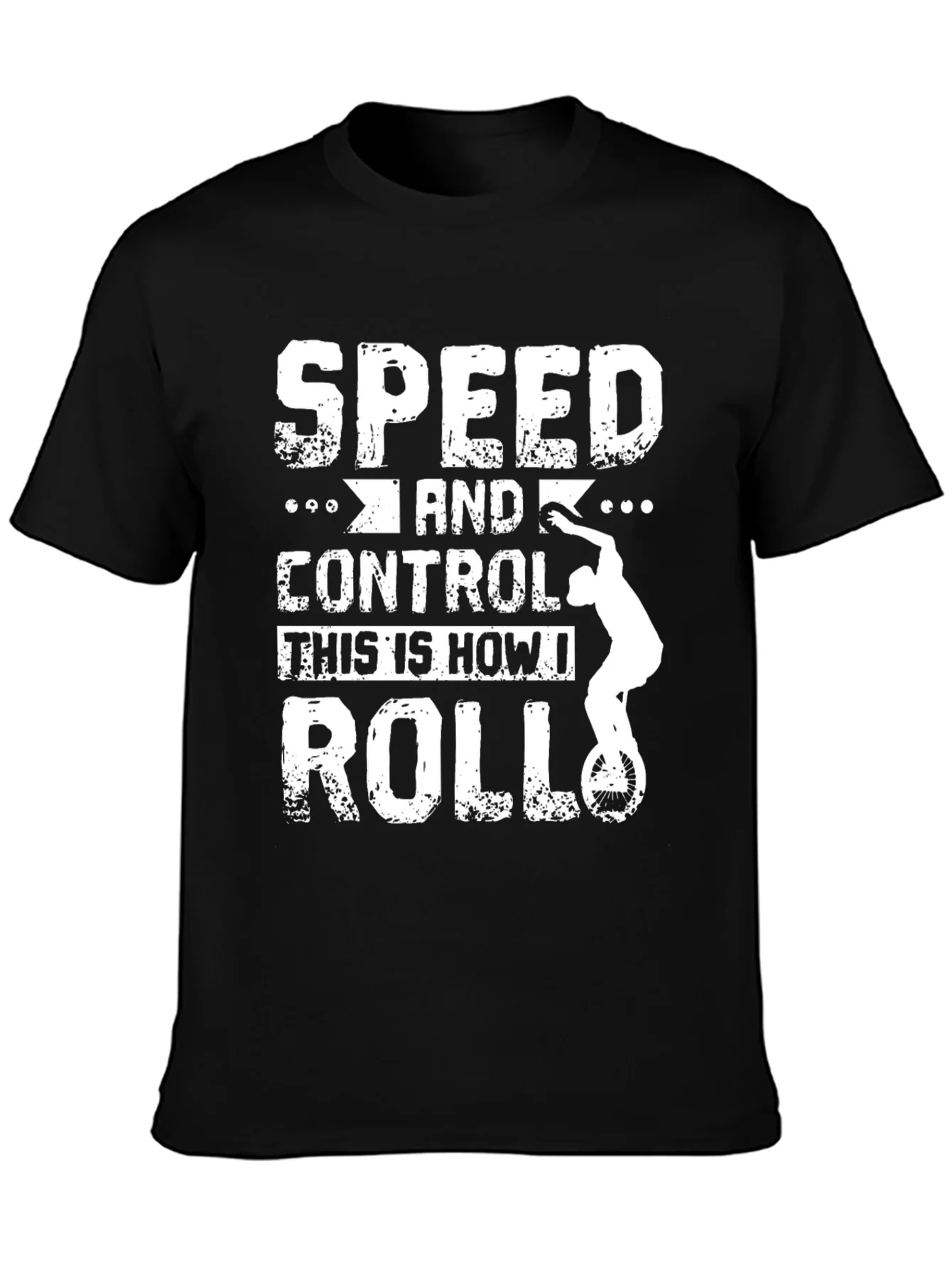 Speed & Control T-Shirt: Unicycle Design