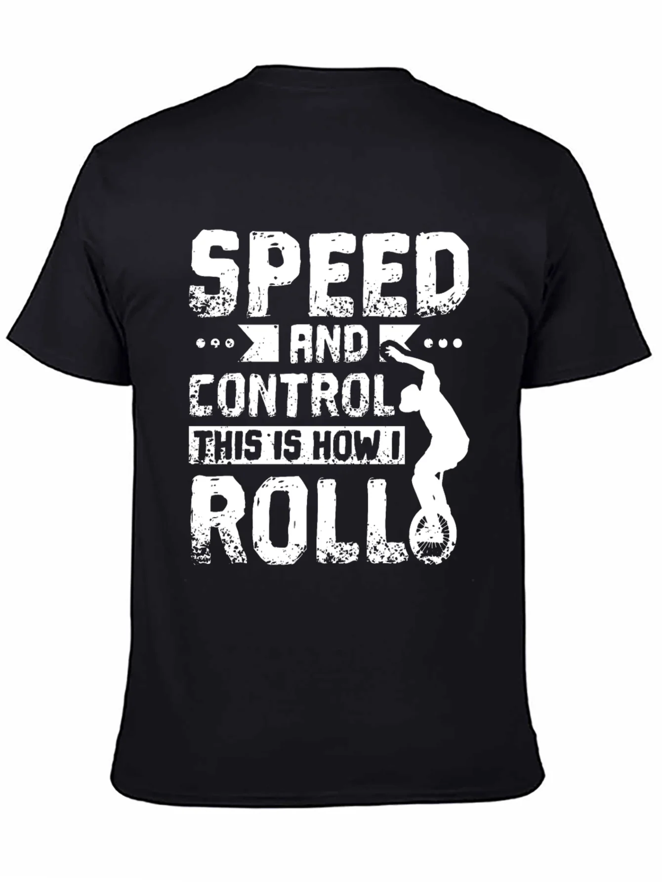 Speed & Control T-Shirt: Unicycle Design