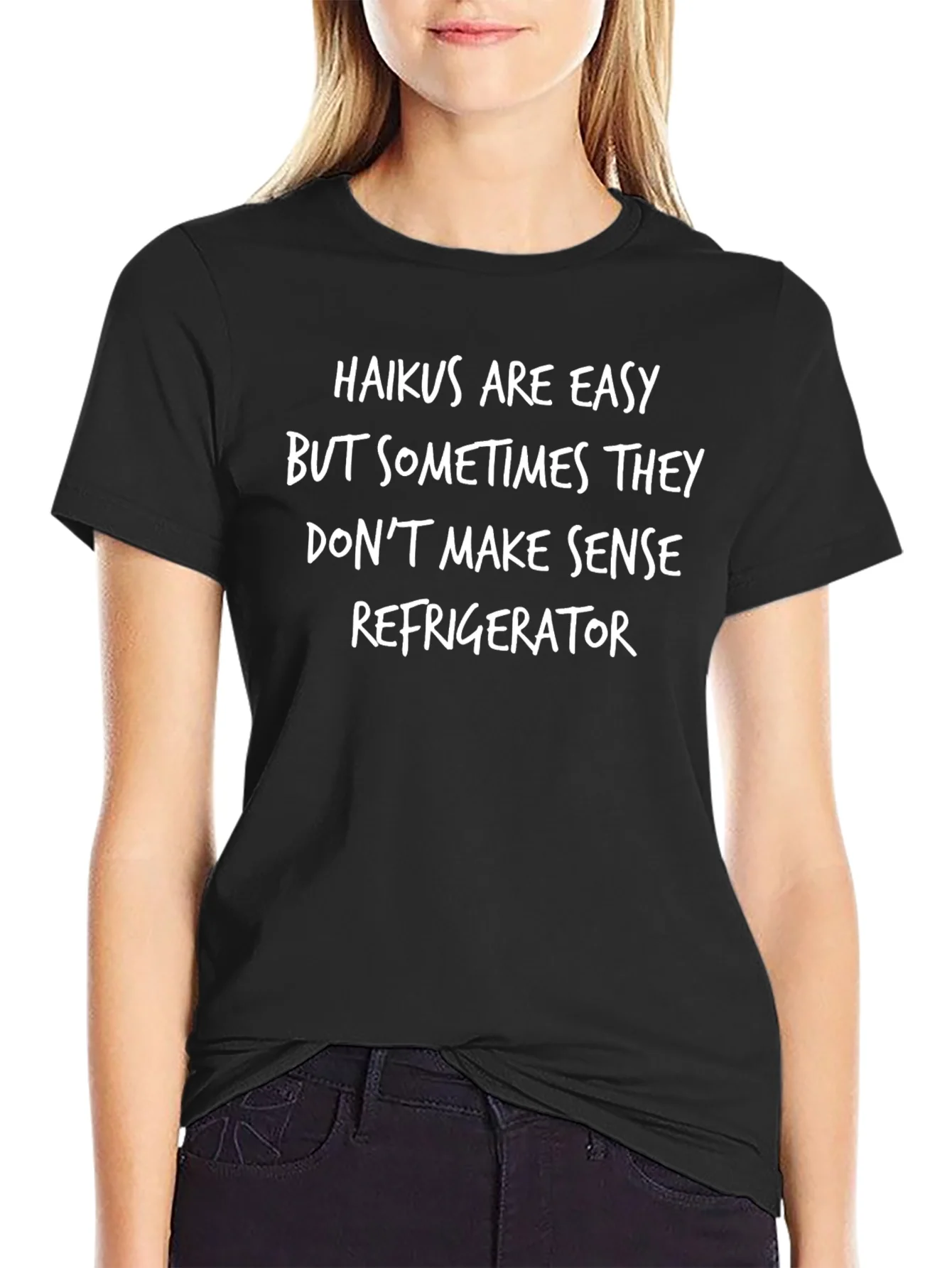 Funny Haiku Slogan Graphic T-Shirt