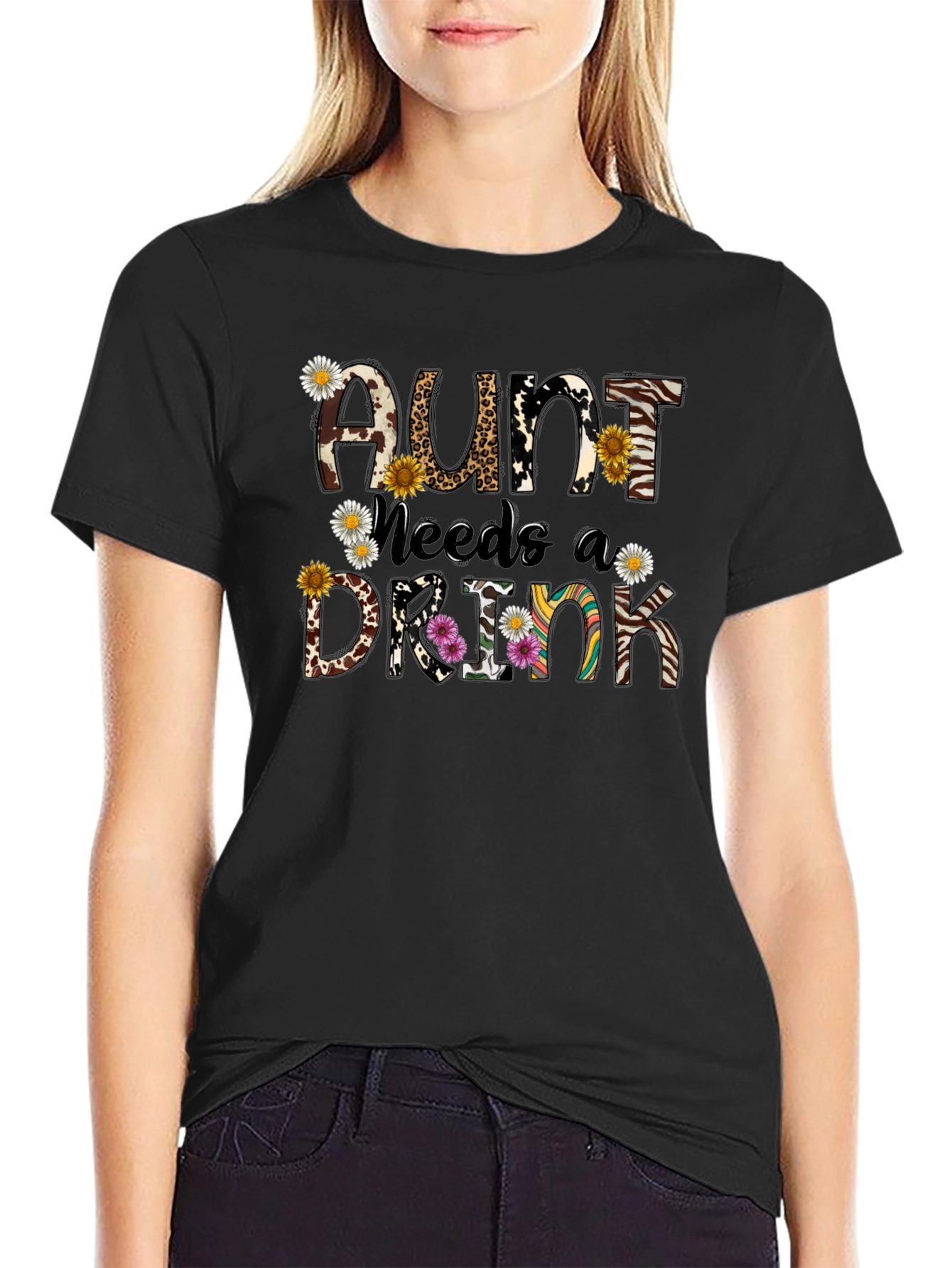 Aunt Needs A Drink Graphic T-Shirt