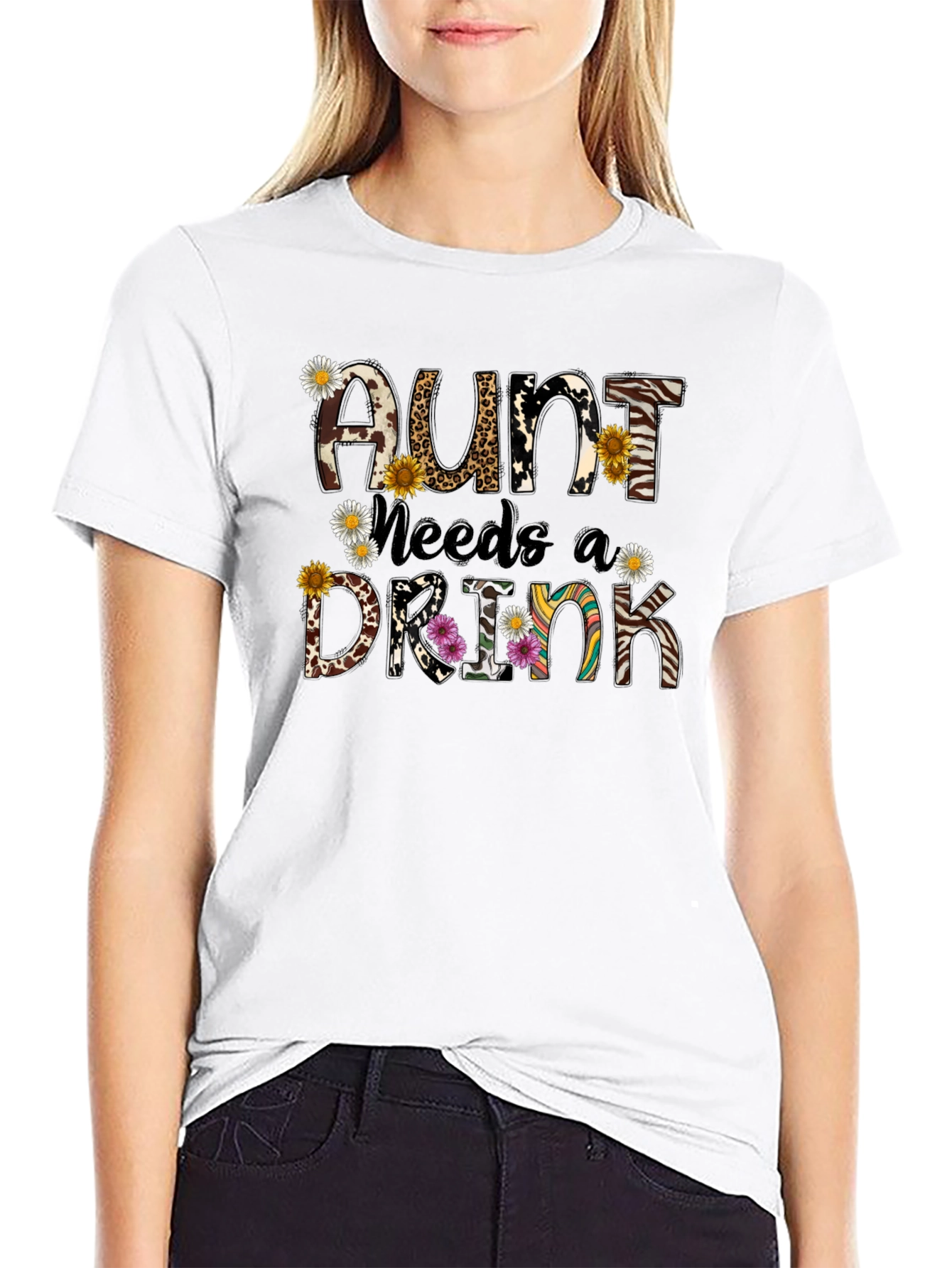 Aunt Needs A Drink Graphic T-Shirt