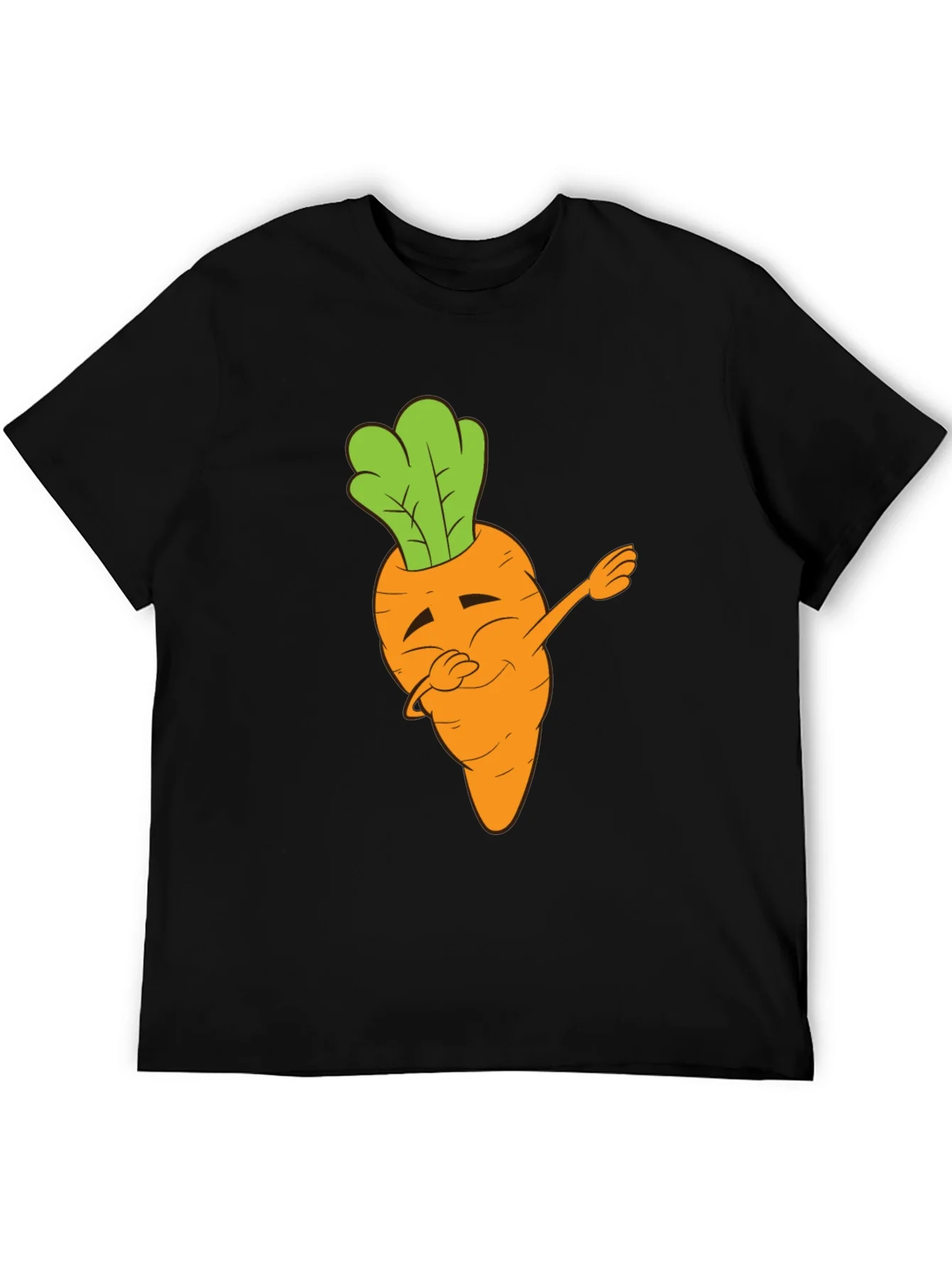 Dabbing Carrot Black T-Shirt