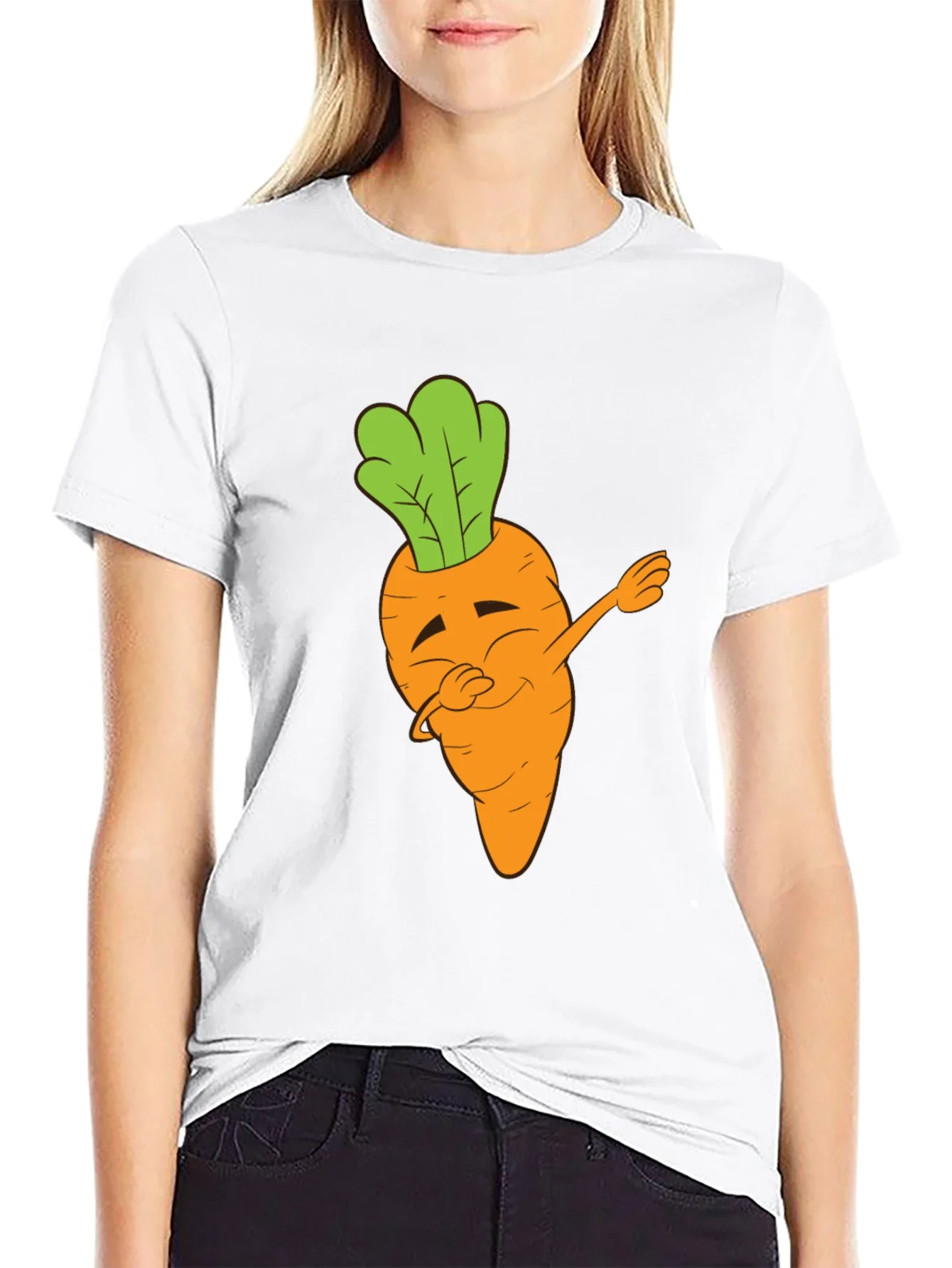 Dabbing Carrot Black T-Shirt