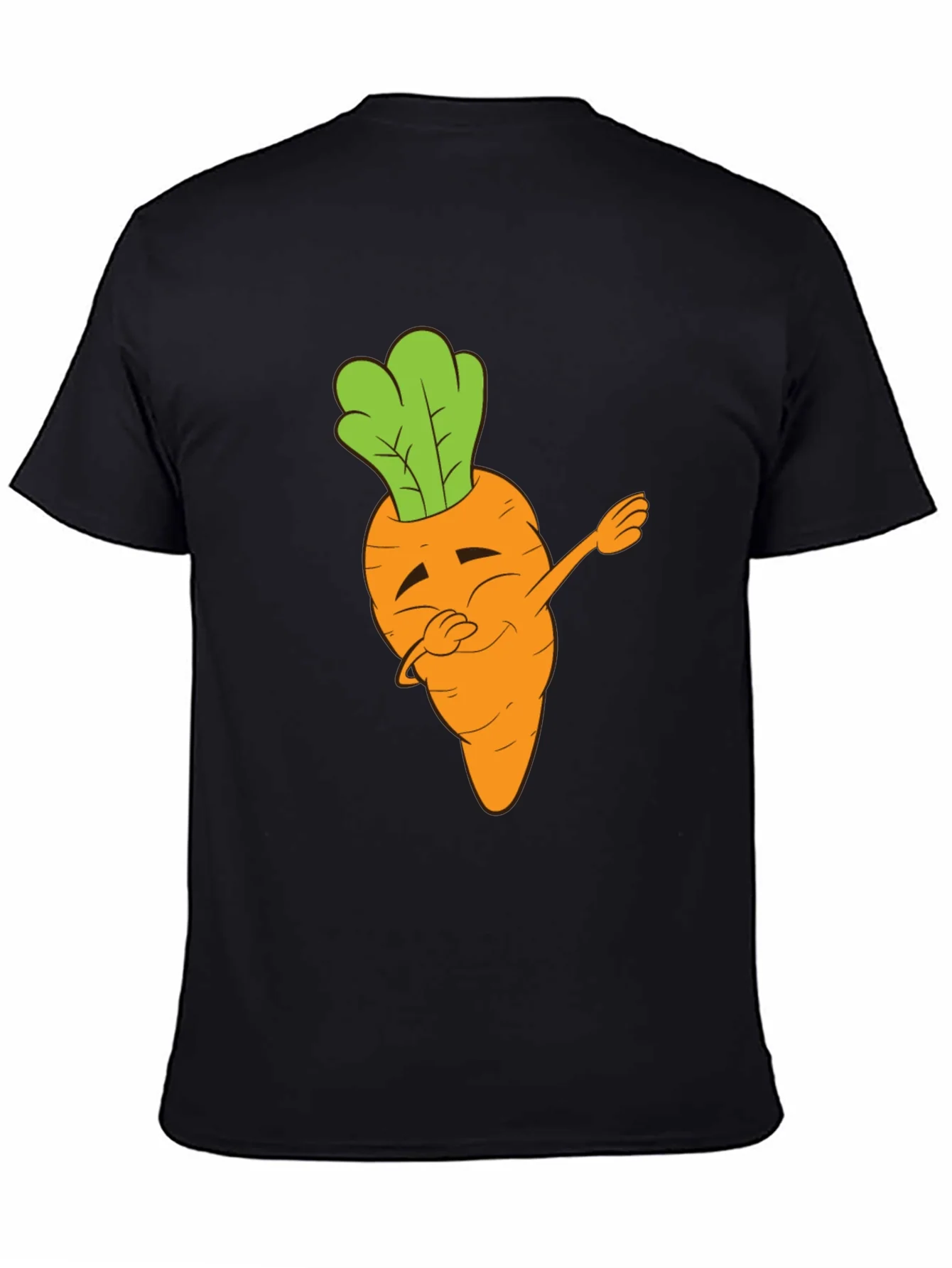 Dabbing Carrot Black T-Shirt