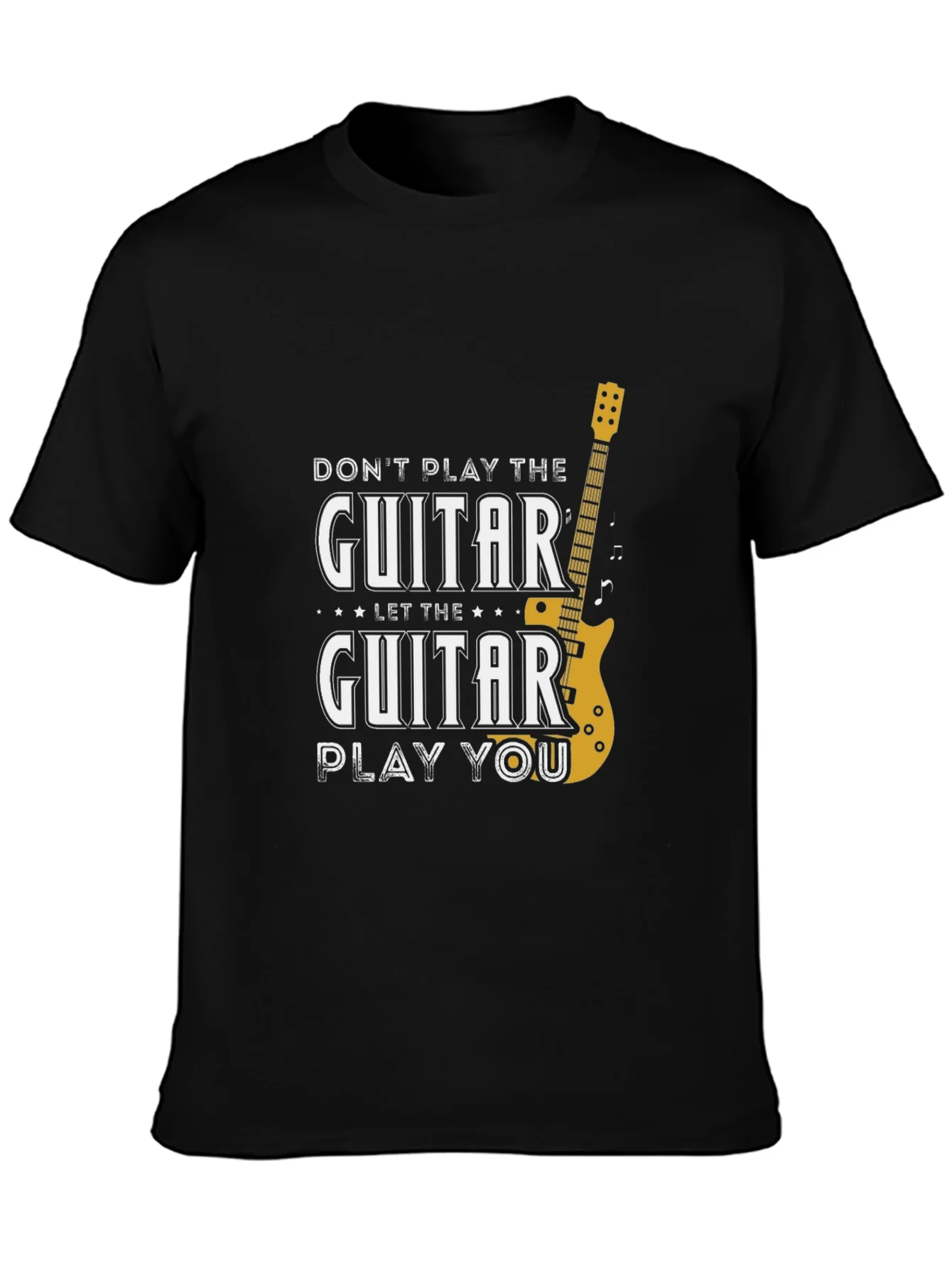Guitar Play You Graphic T-Shirt - Black