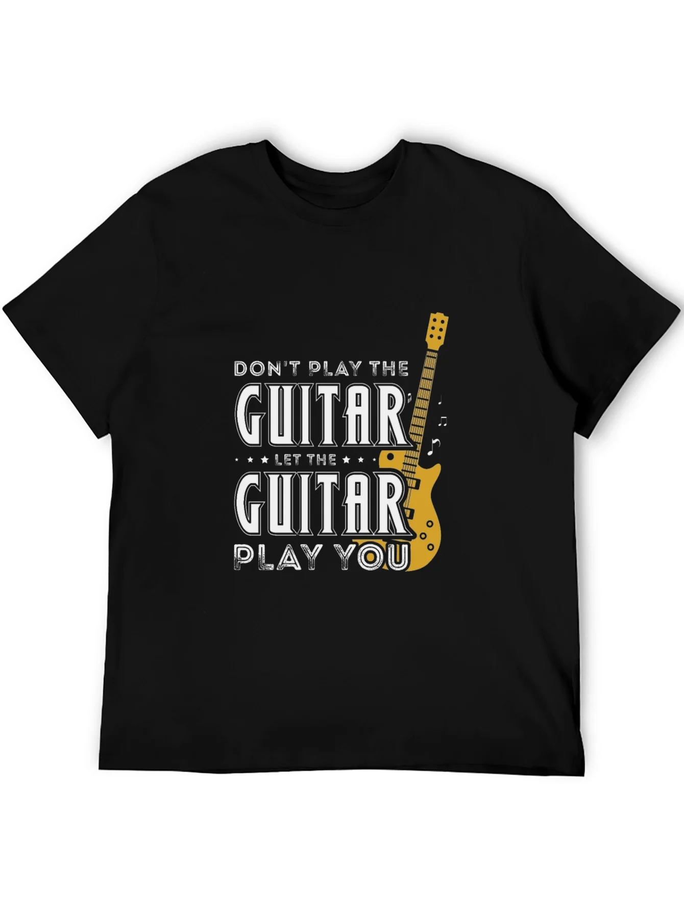 Guitar Play You Graphic T-Shirt - Black