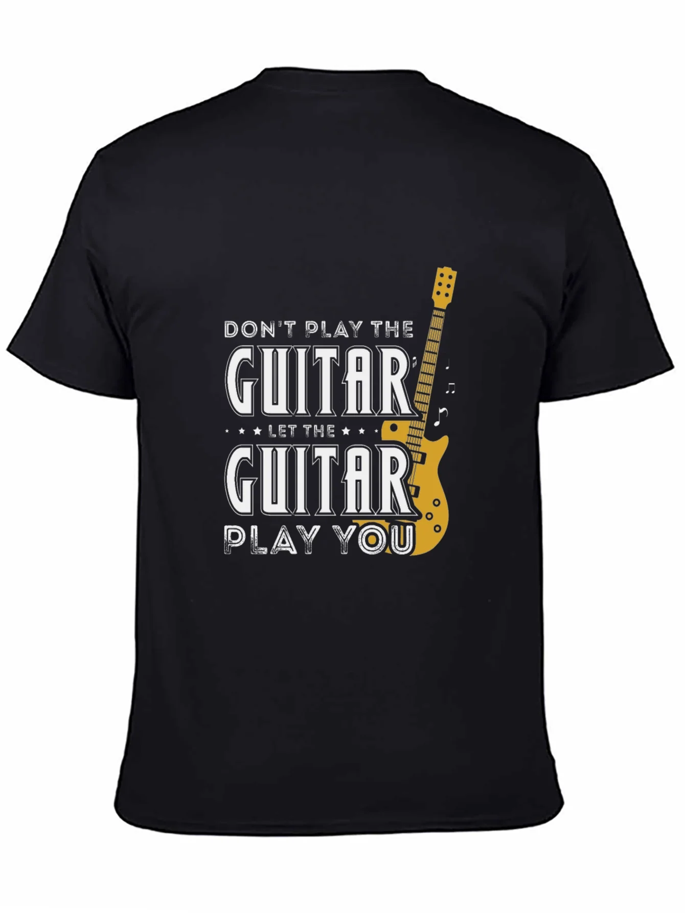 Guitar Play You Graphic T-Shirt - Black