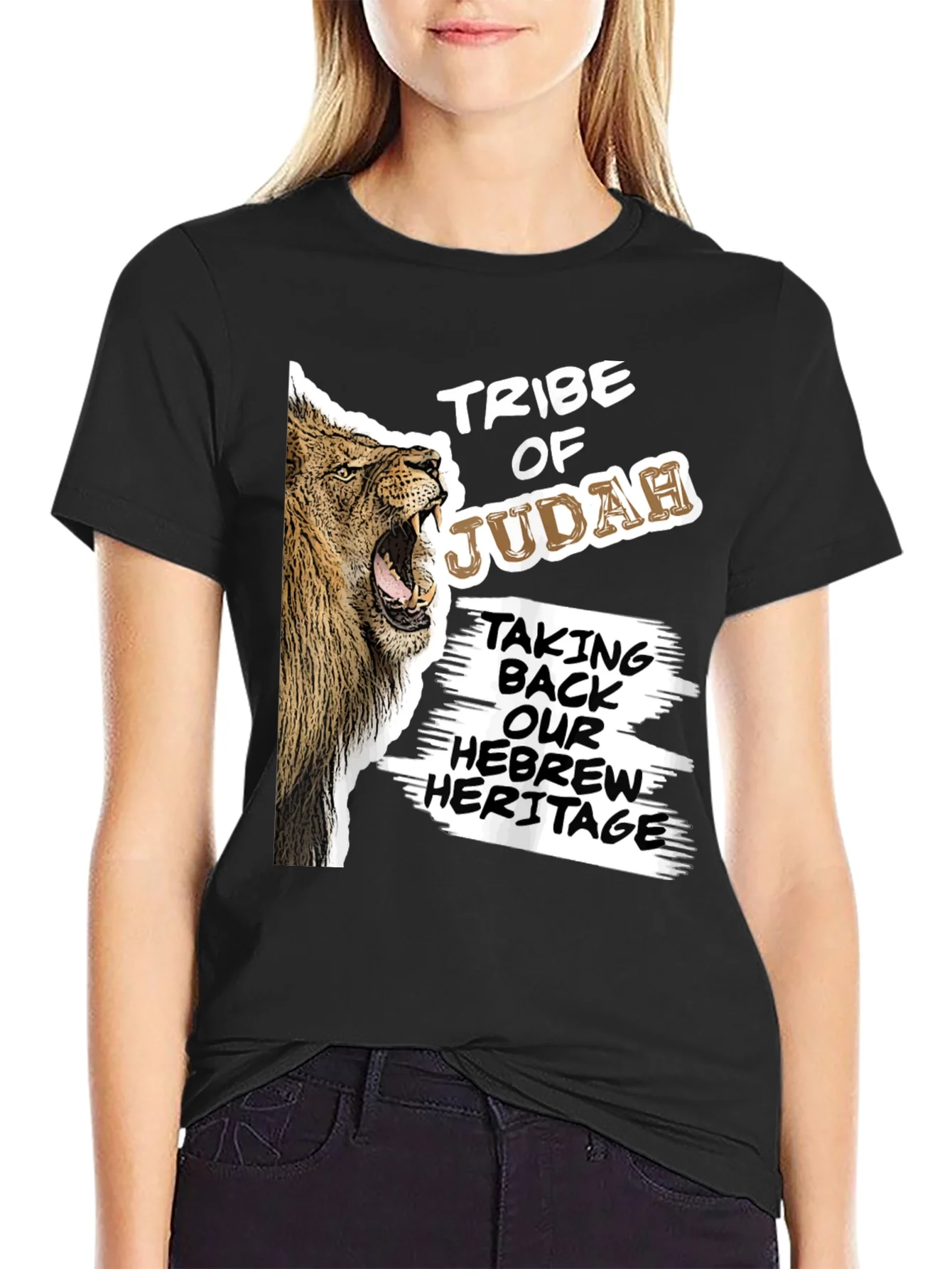 Tribe of Judah Lion Graphic T-Shirt