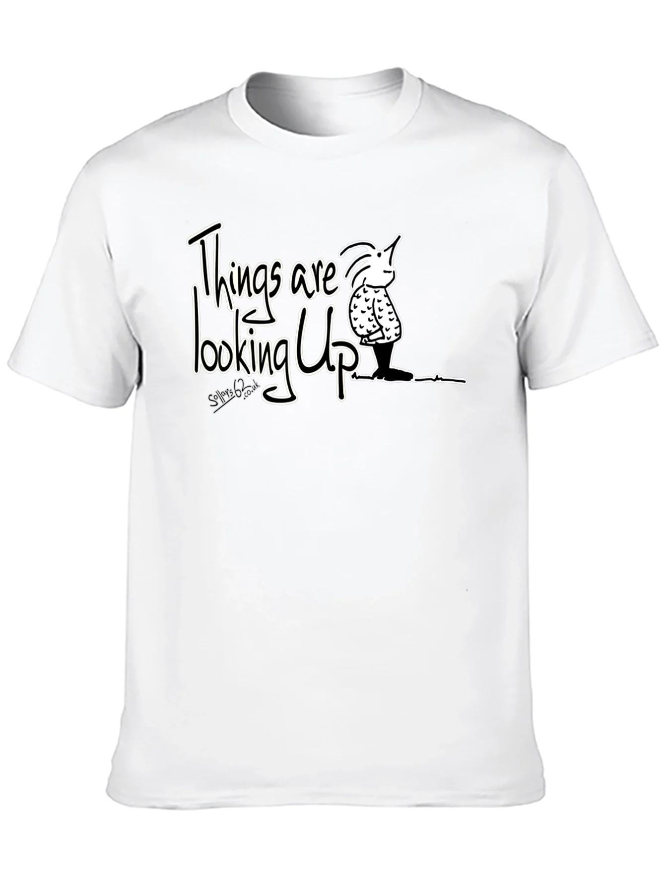 Optimistic Graphic Tee - Things Are Looking Up T-Shirt