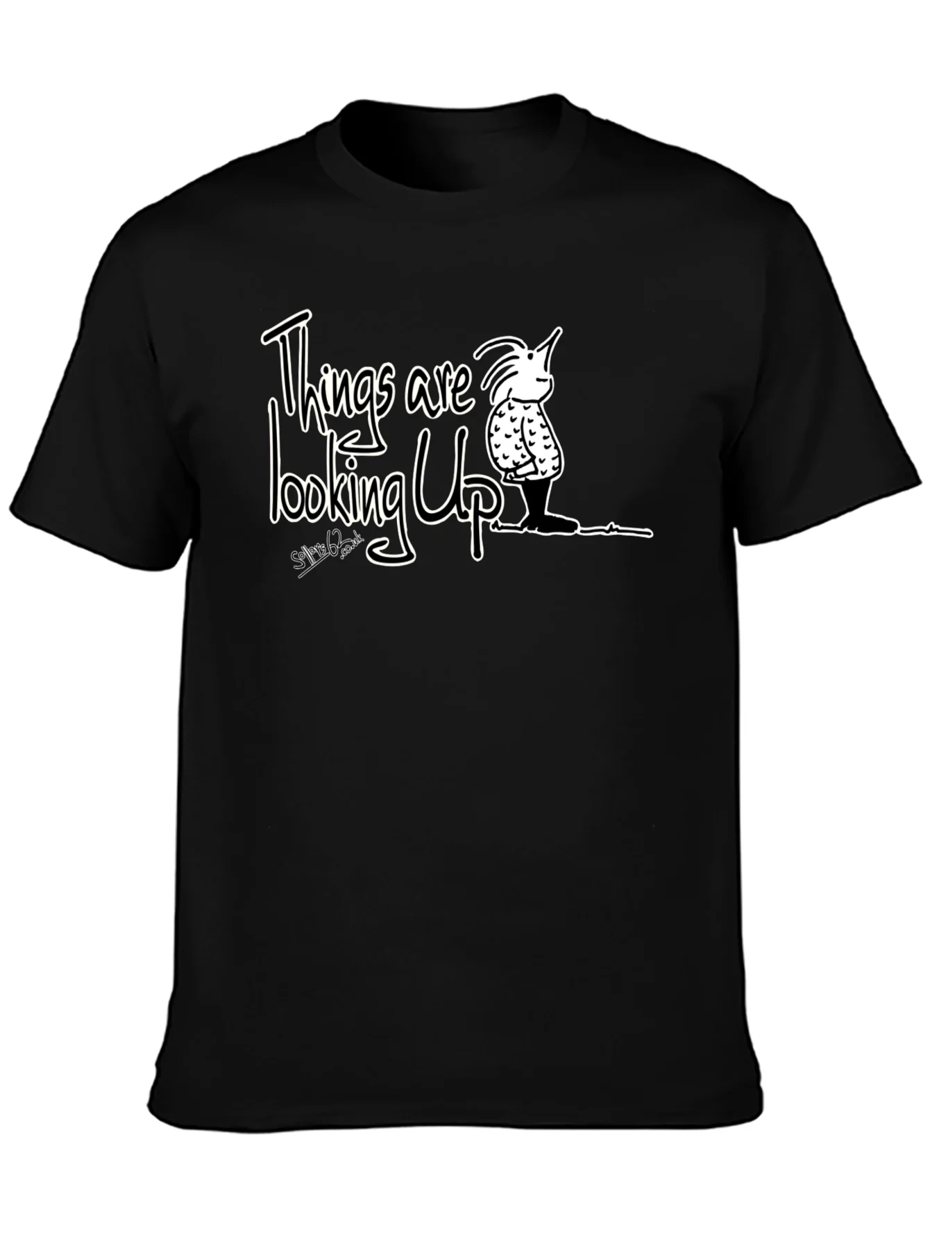 Optimistic Graphic Tee - Things Are Looking Up T-Shirt