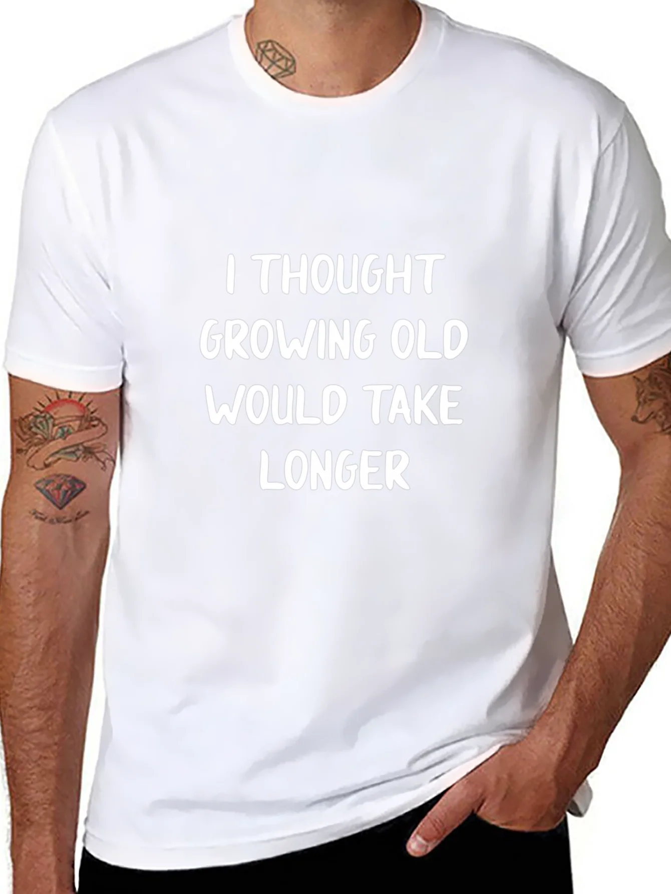 Funny Growing Old T-Shirt