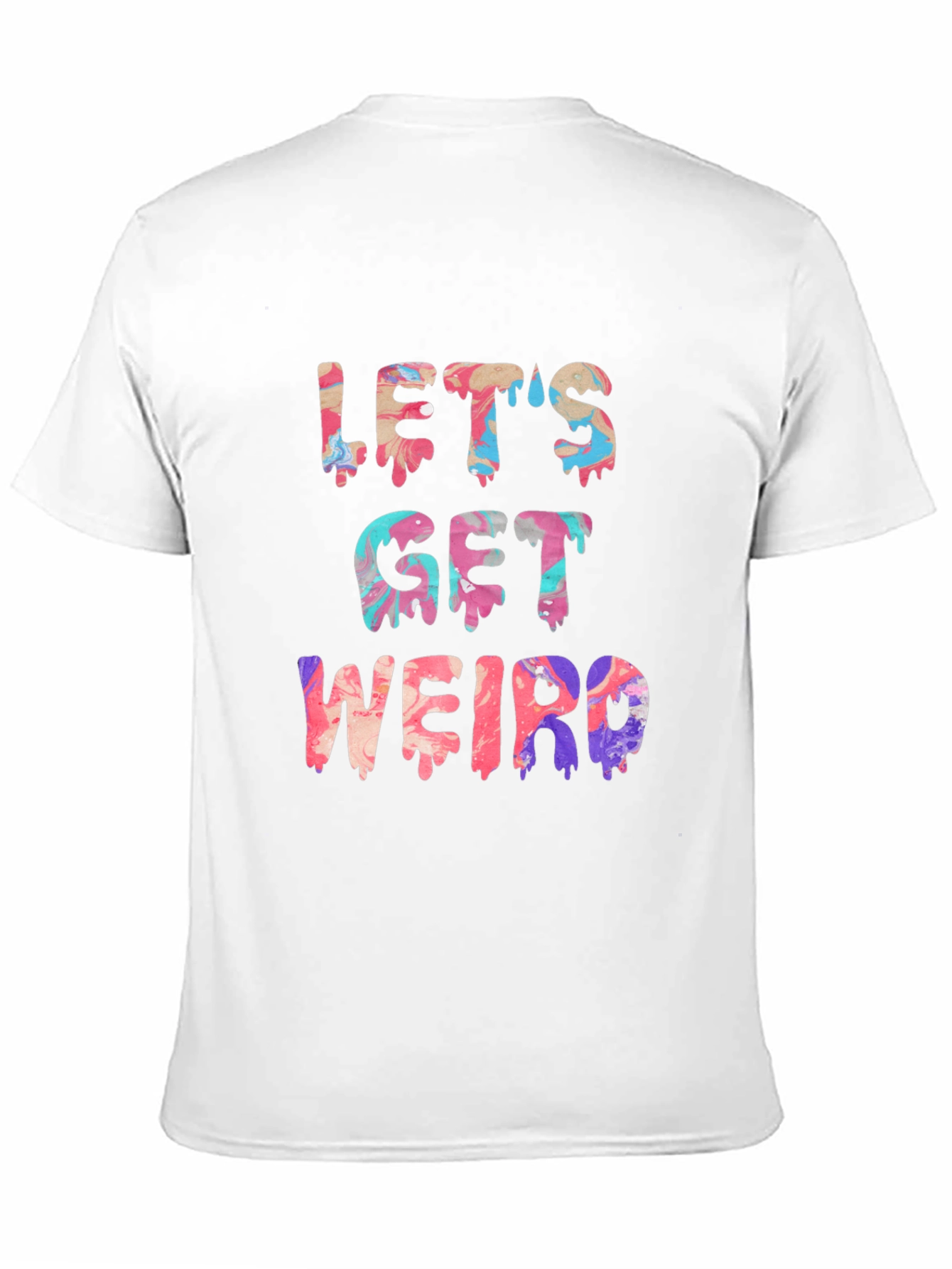 Lets Get Weird Graphic Tee - Mens Black T-Shirt