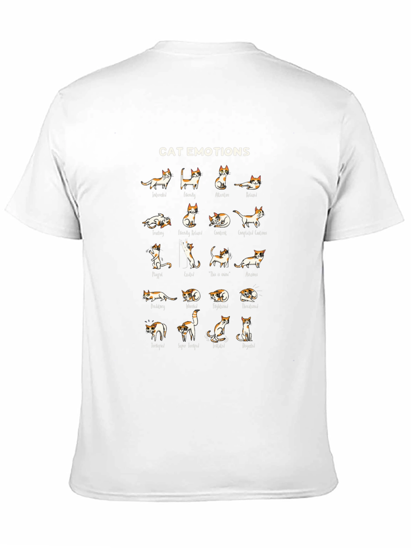 Cat Emotions T-Shirt | Unisex Graphic Tee