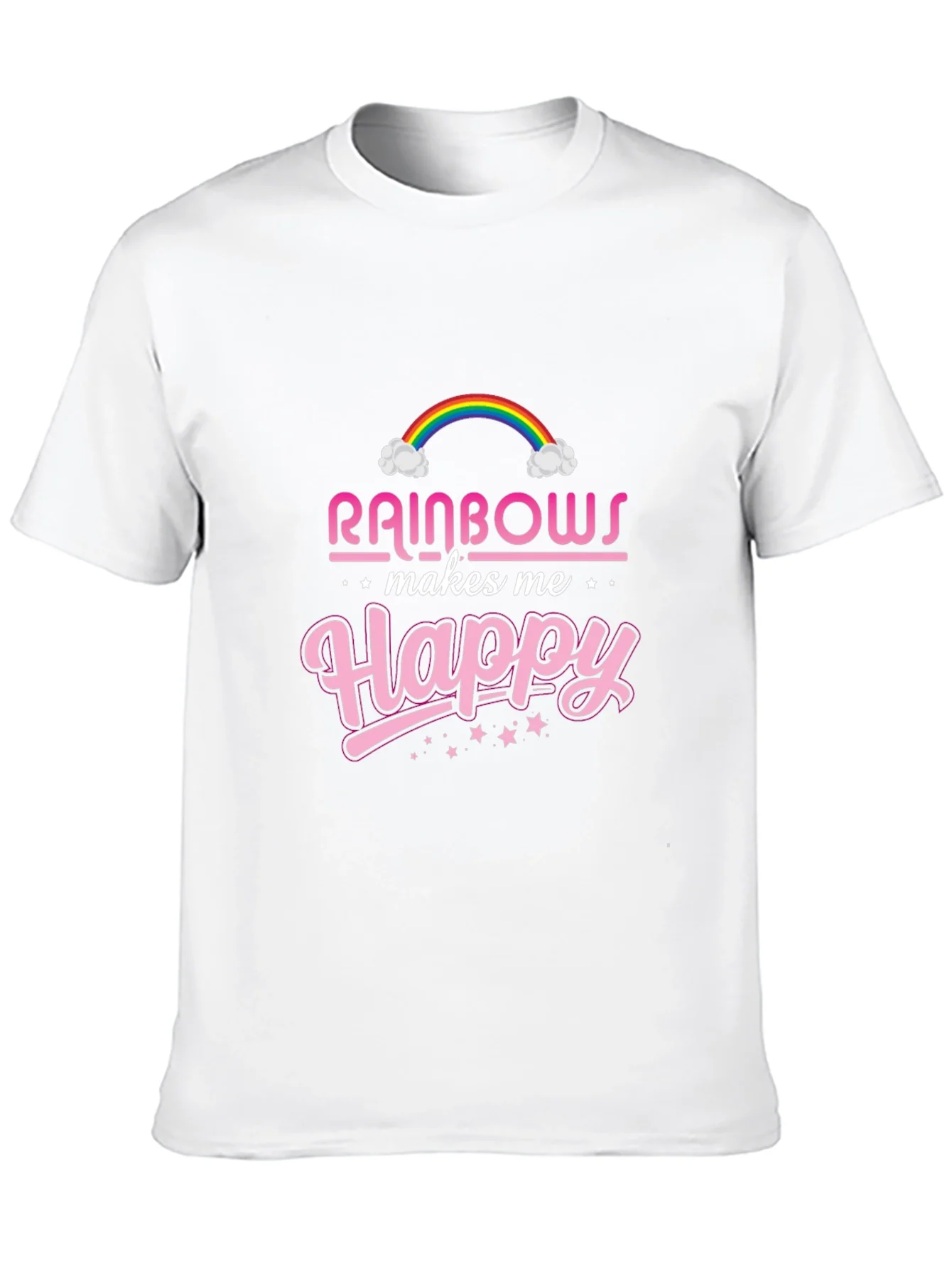 Rainbows Make Me Happy Graphic Tee