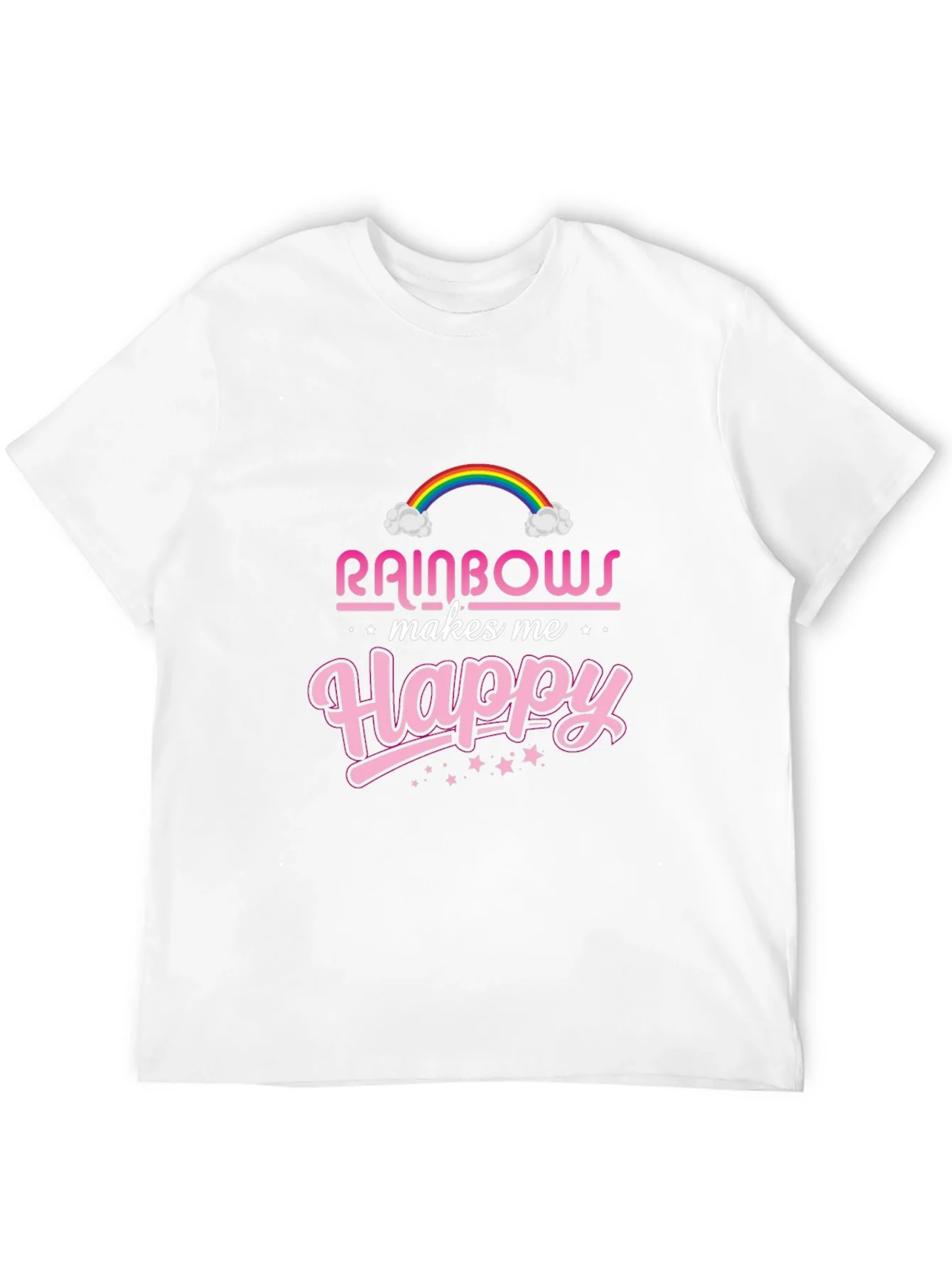 Rainbows Make Me Happy Graphic Tee