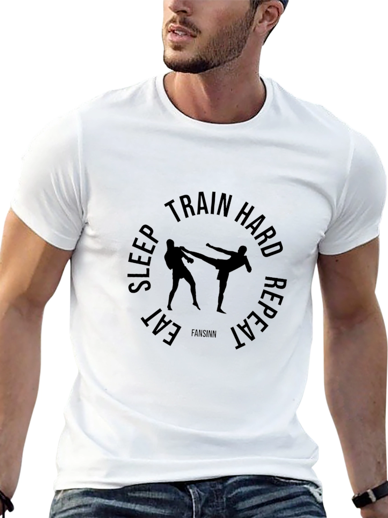 Martial Arts Training Black T-Shirt