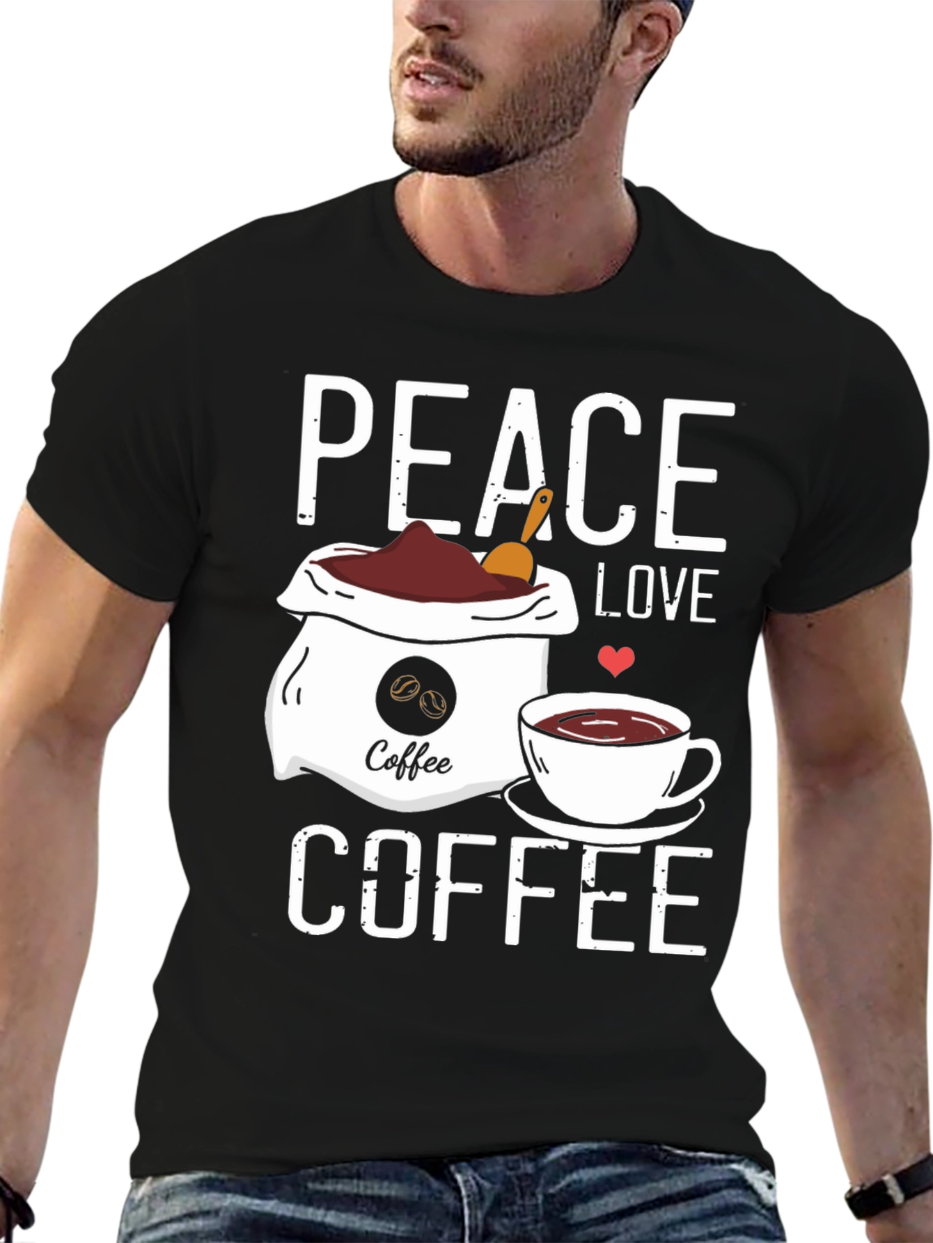 Peace Love Coffee T-Shirt