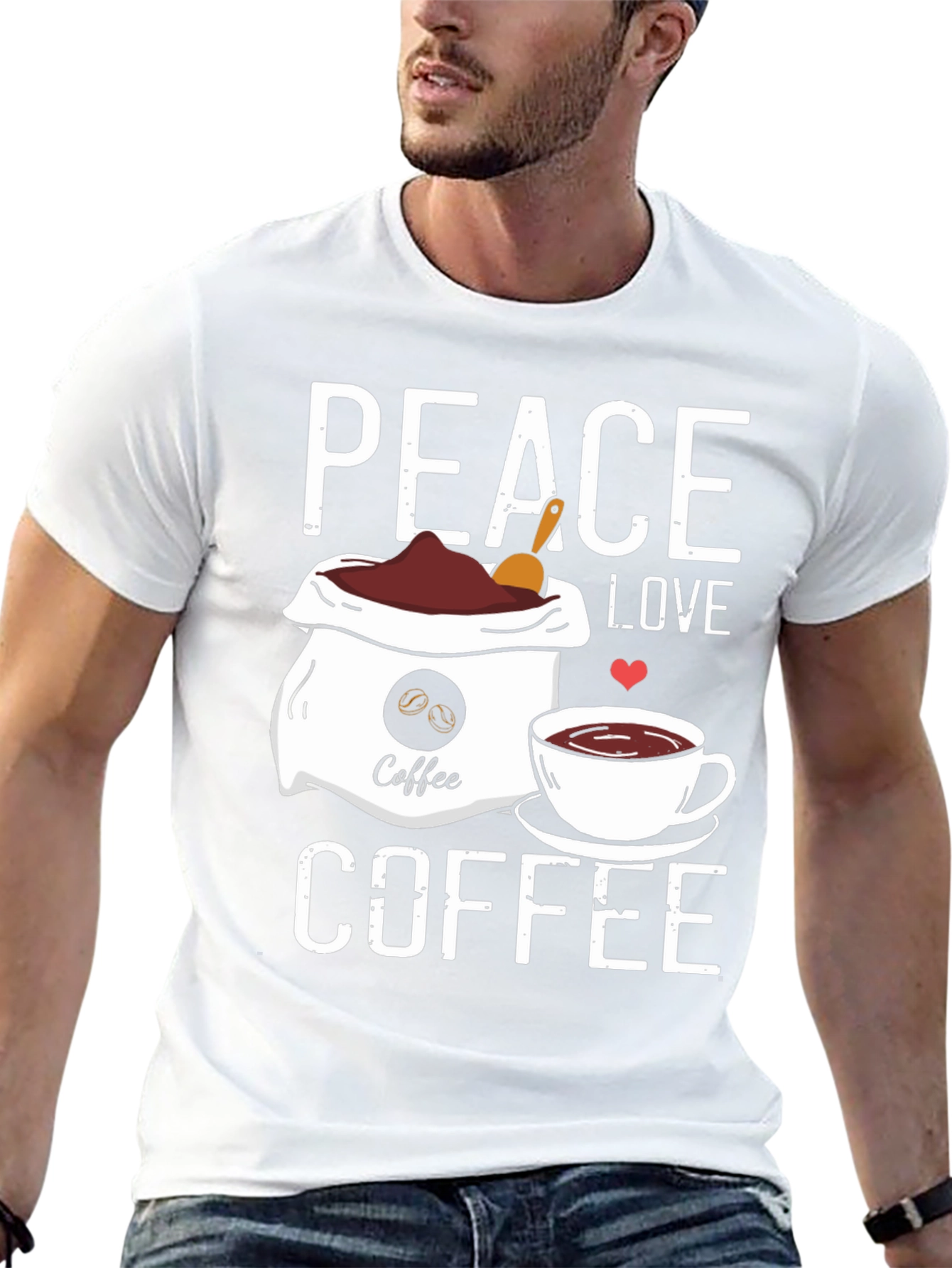 Peace Love Coffee T-Shirt