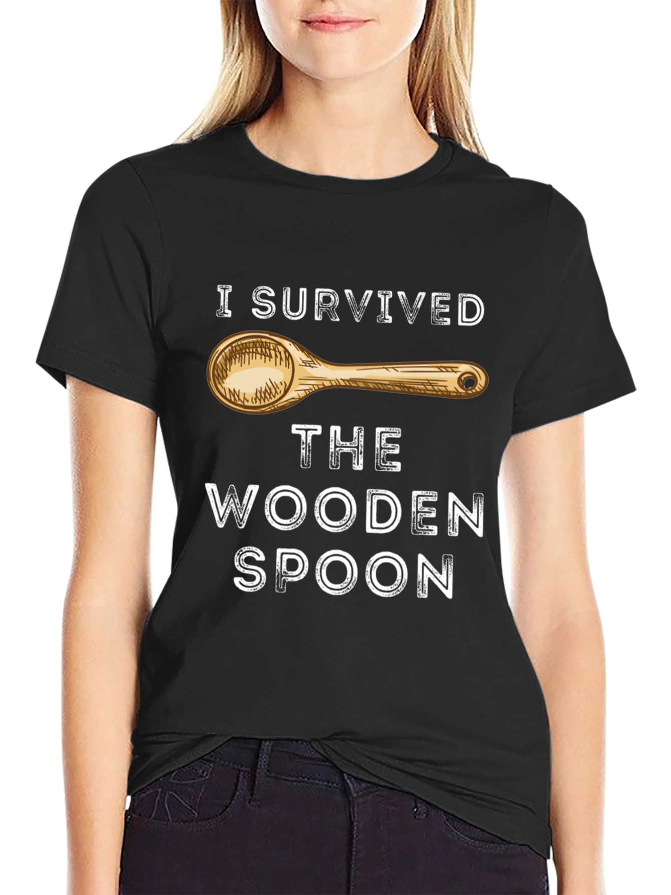 I Survived the Wooden Spoon Novelty T-Shirt