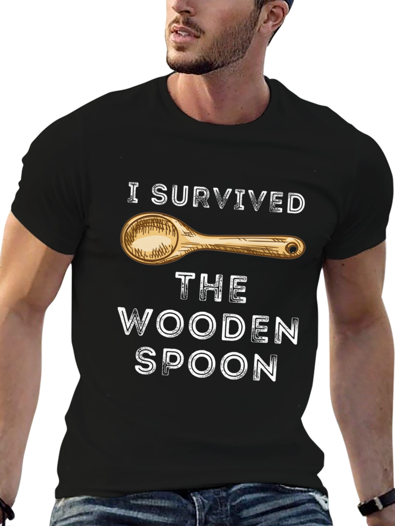 I Survived the Wooden Spoon Novelty T-Shirt