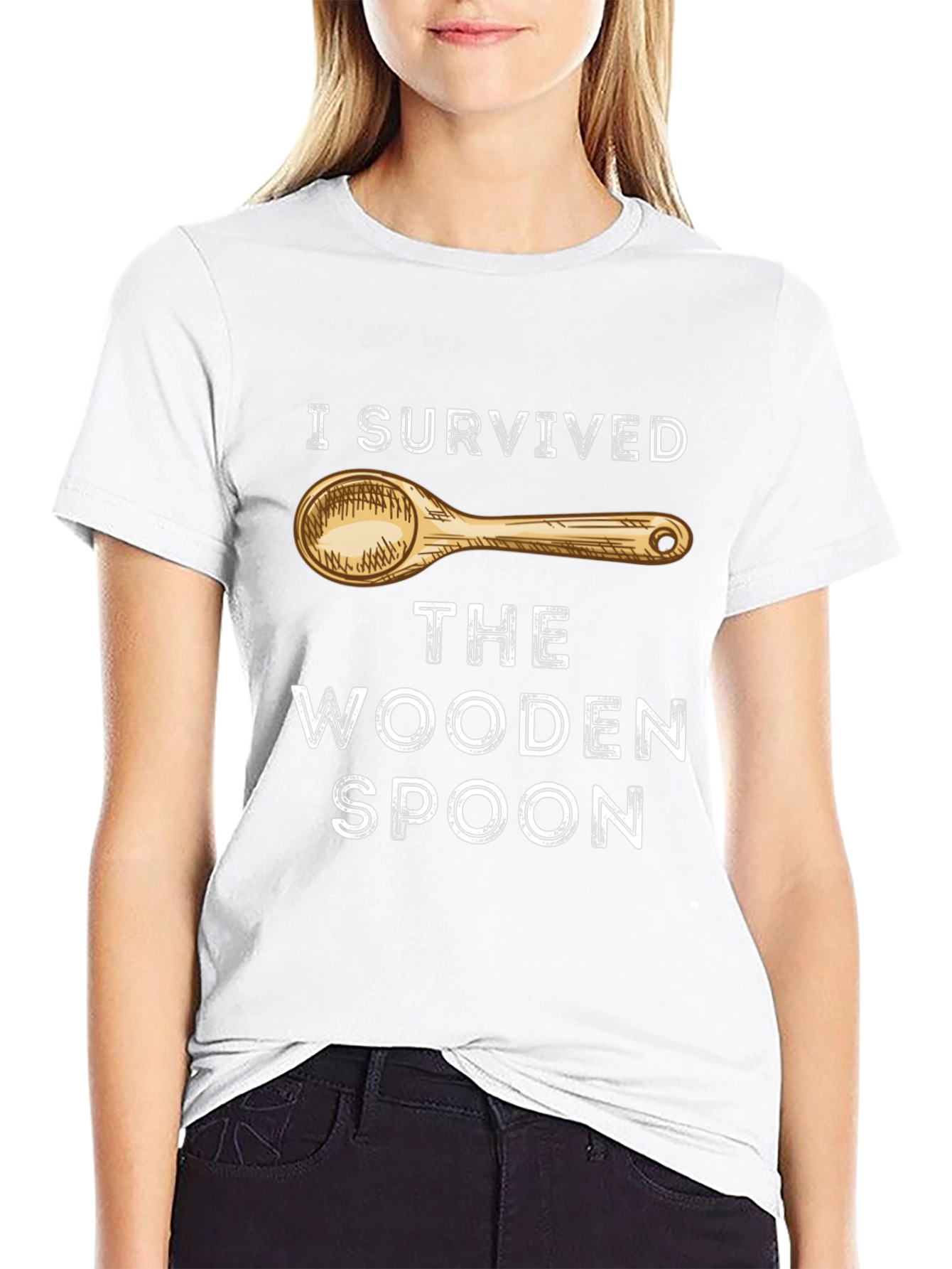 I Survived the Wooden Spoon Novelty T-Shirt