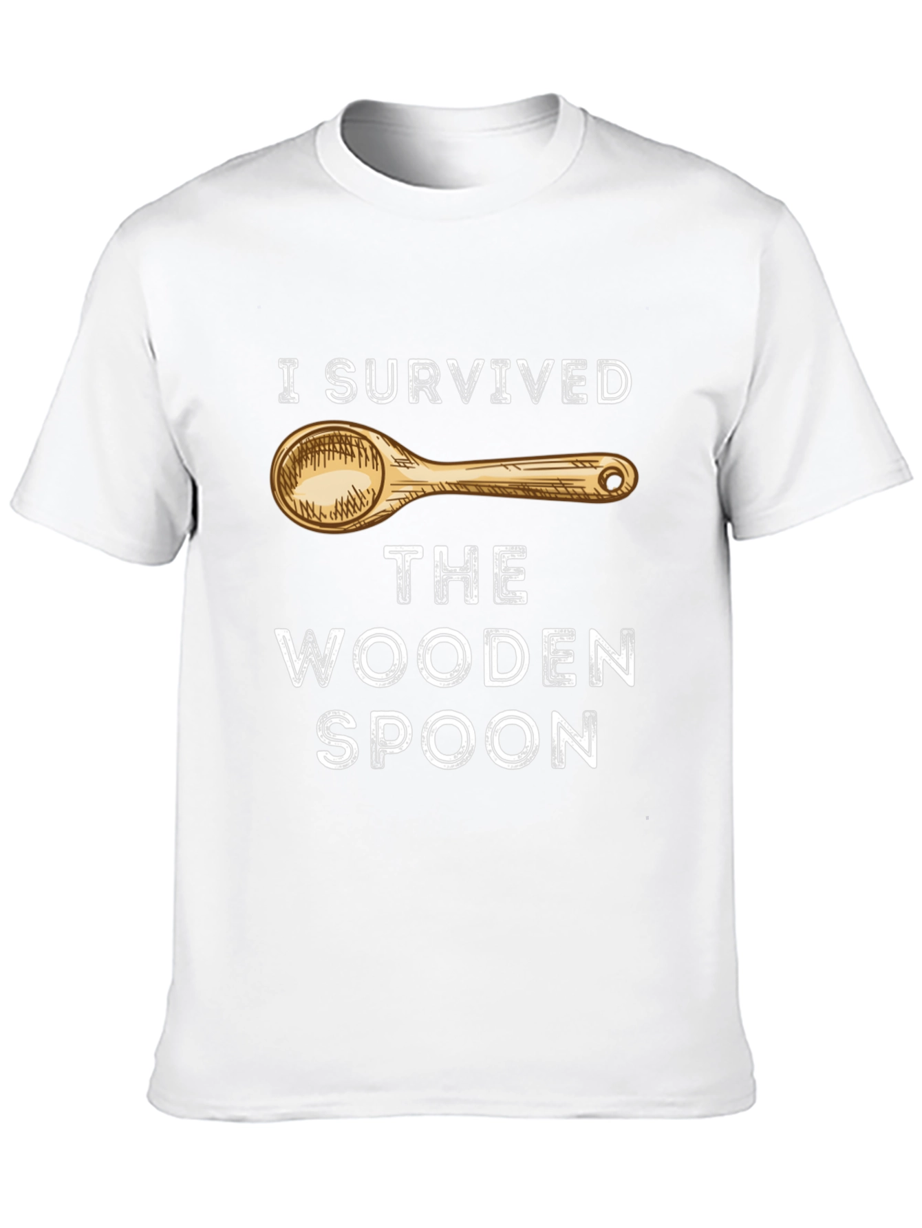 I Survived the Wooden Spoon Novelty T-Shirt