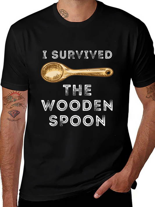 I Survived the Wooden Spoon Novelty T-Shirt