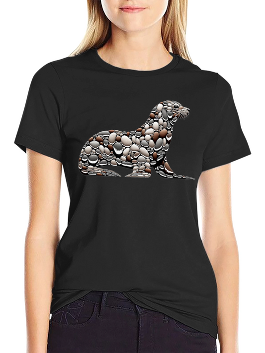 Unique Pebble Seal Graphic Tee