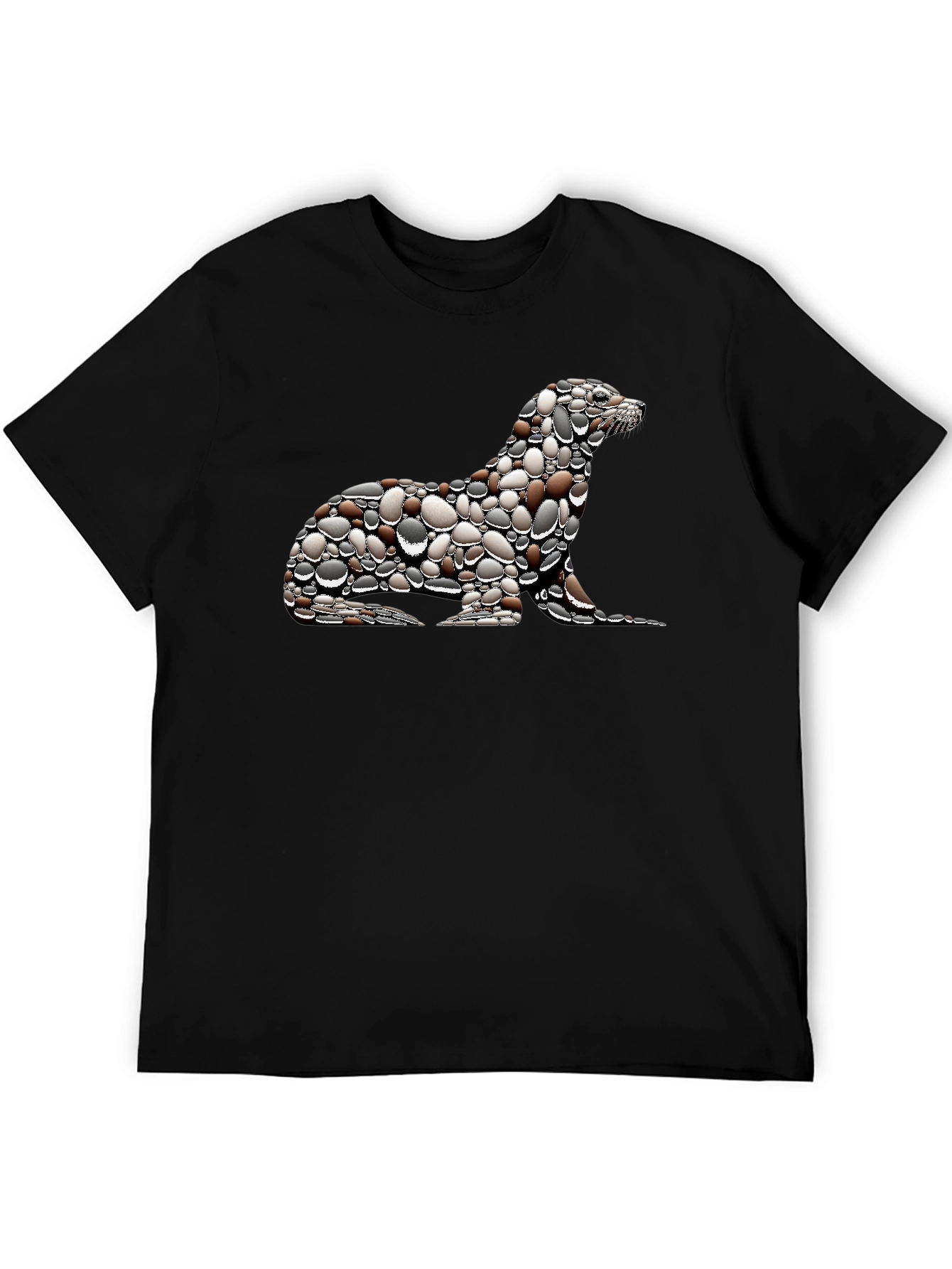 Unique Pebble Seal Graphic Tee