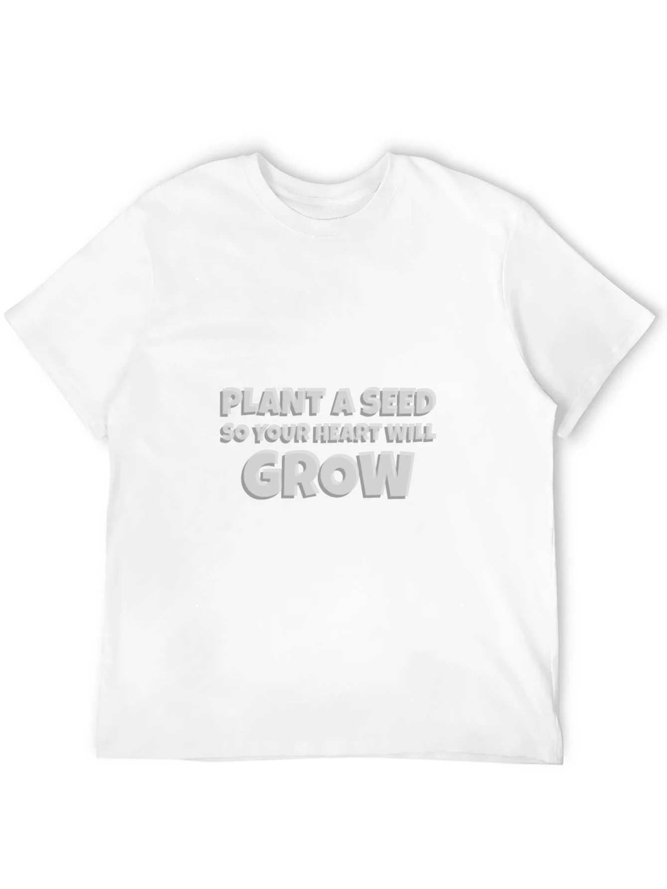 Plant a Seed Graphic Tee - Inspirational Black T-Shirt