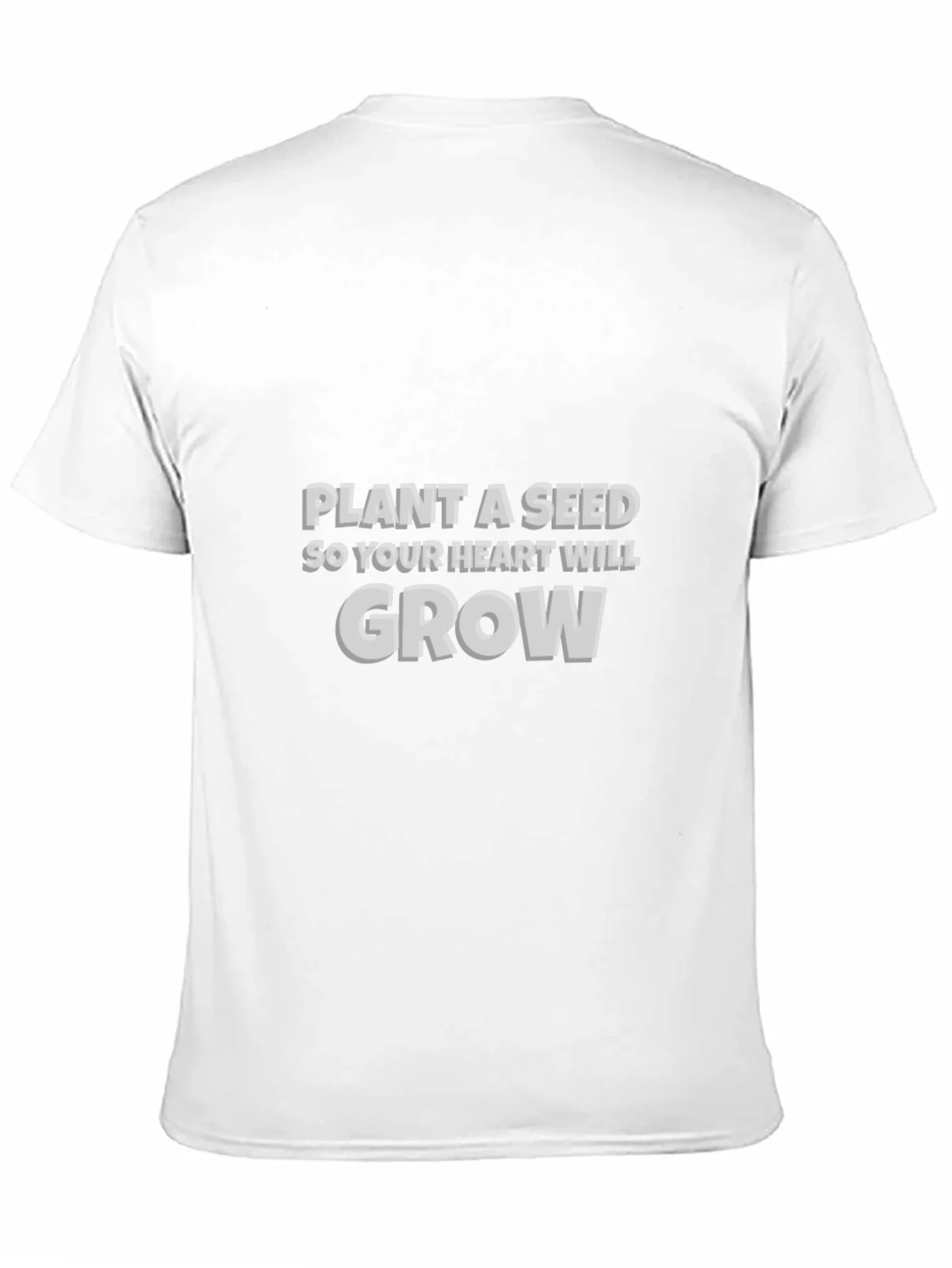 Plant a Seed Graphic Tee - Inspirational Black T-Shirt