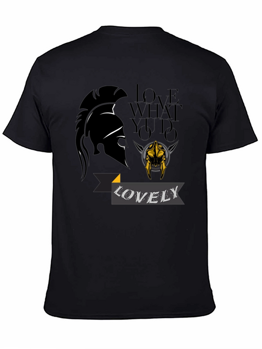 Black Graphic Tee - Love What You Do - Mens