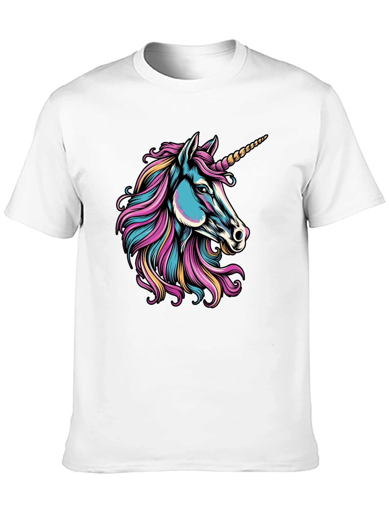 Unicorn Graphic Black T-Shirt