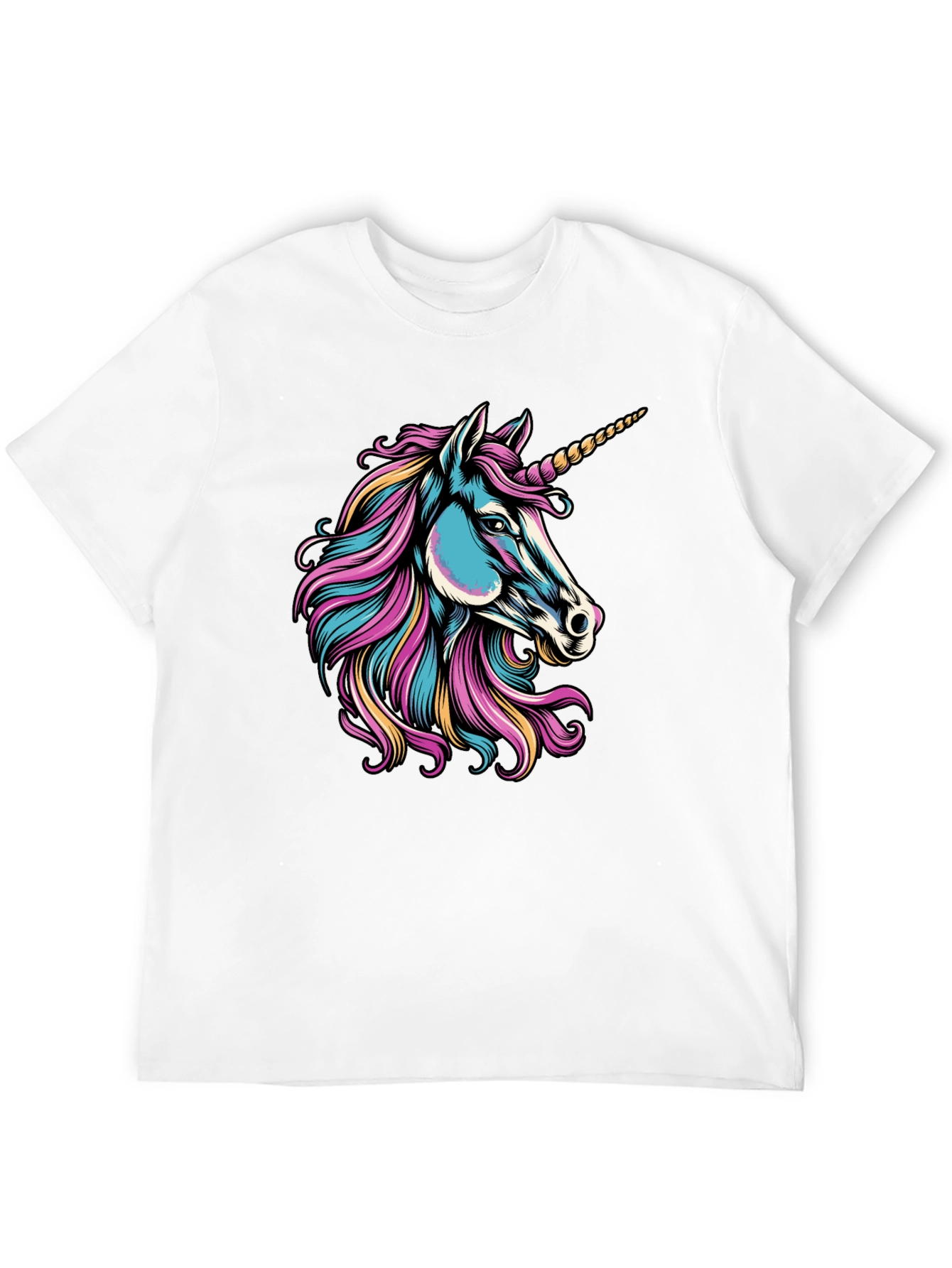 Unicorn Graphic Black T-Shirt
