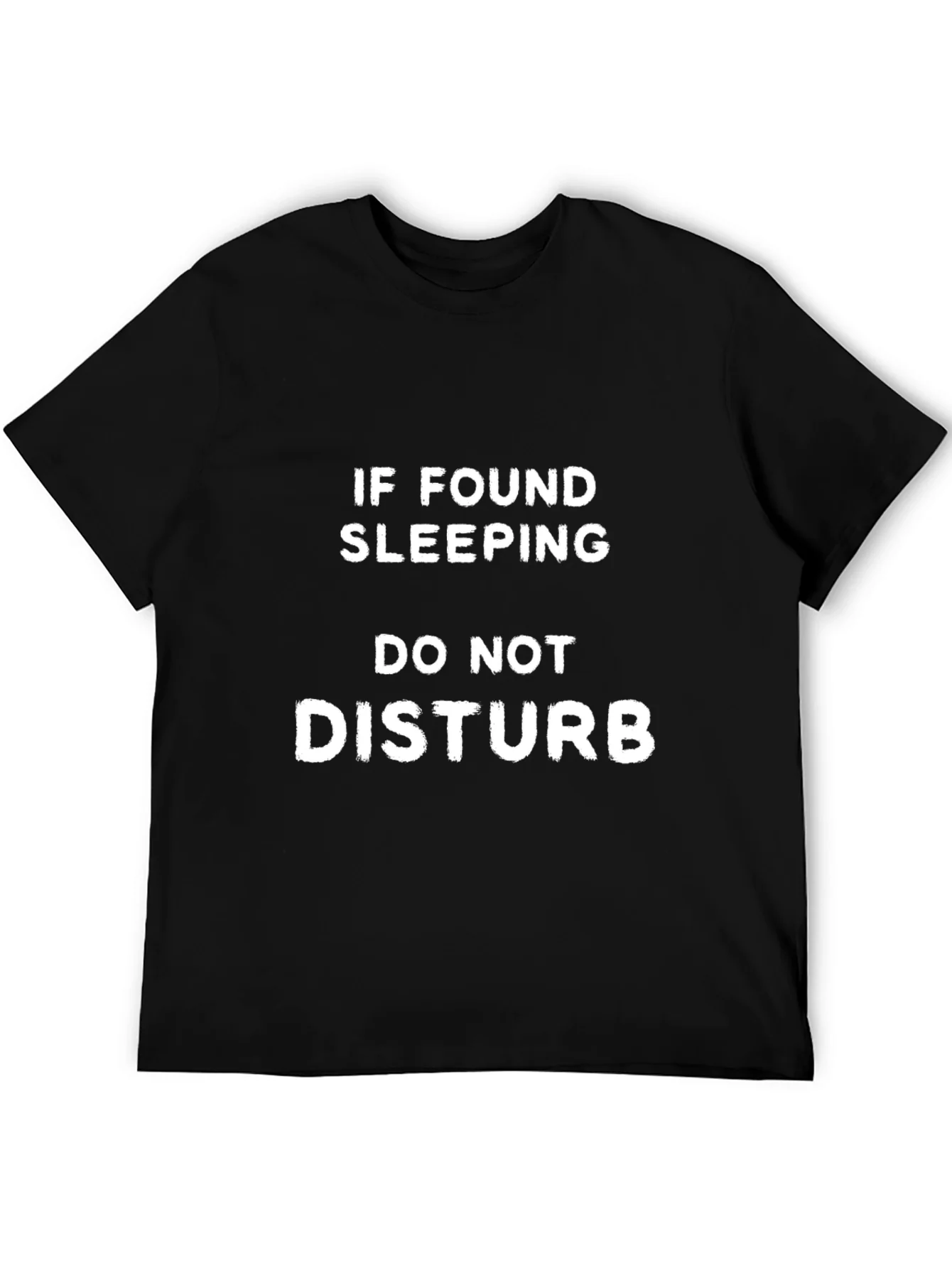 Funny Sleeping Graphic Tee - Do Not Disturb