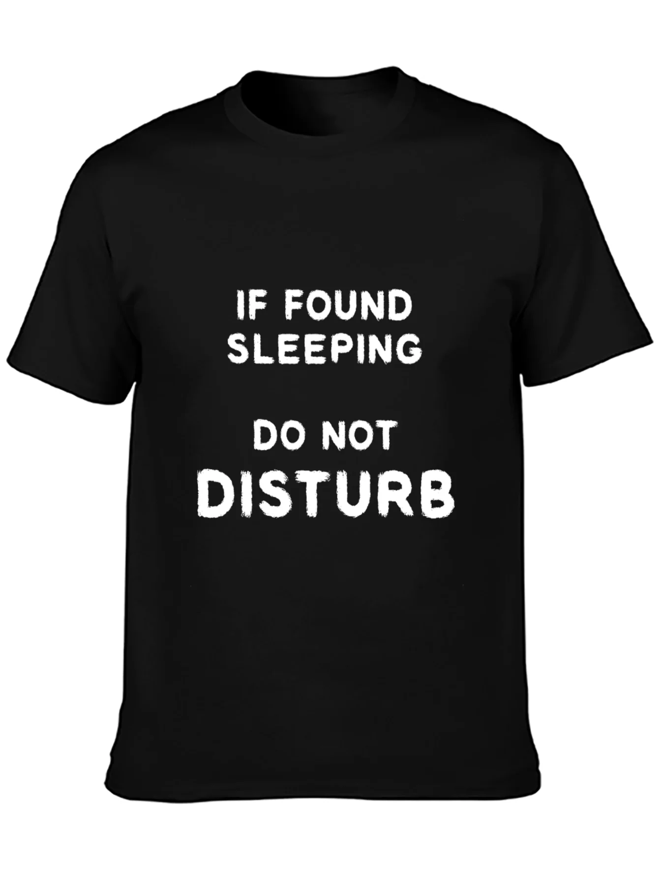 Funny Sleeping Graphic Tee - Do Not Disturb