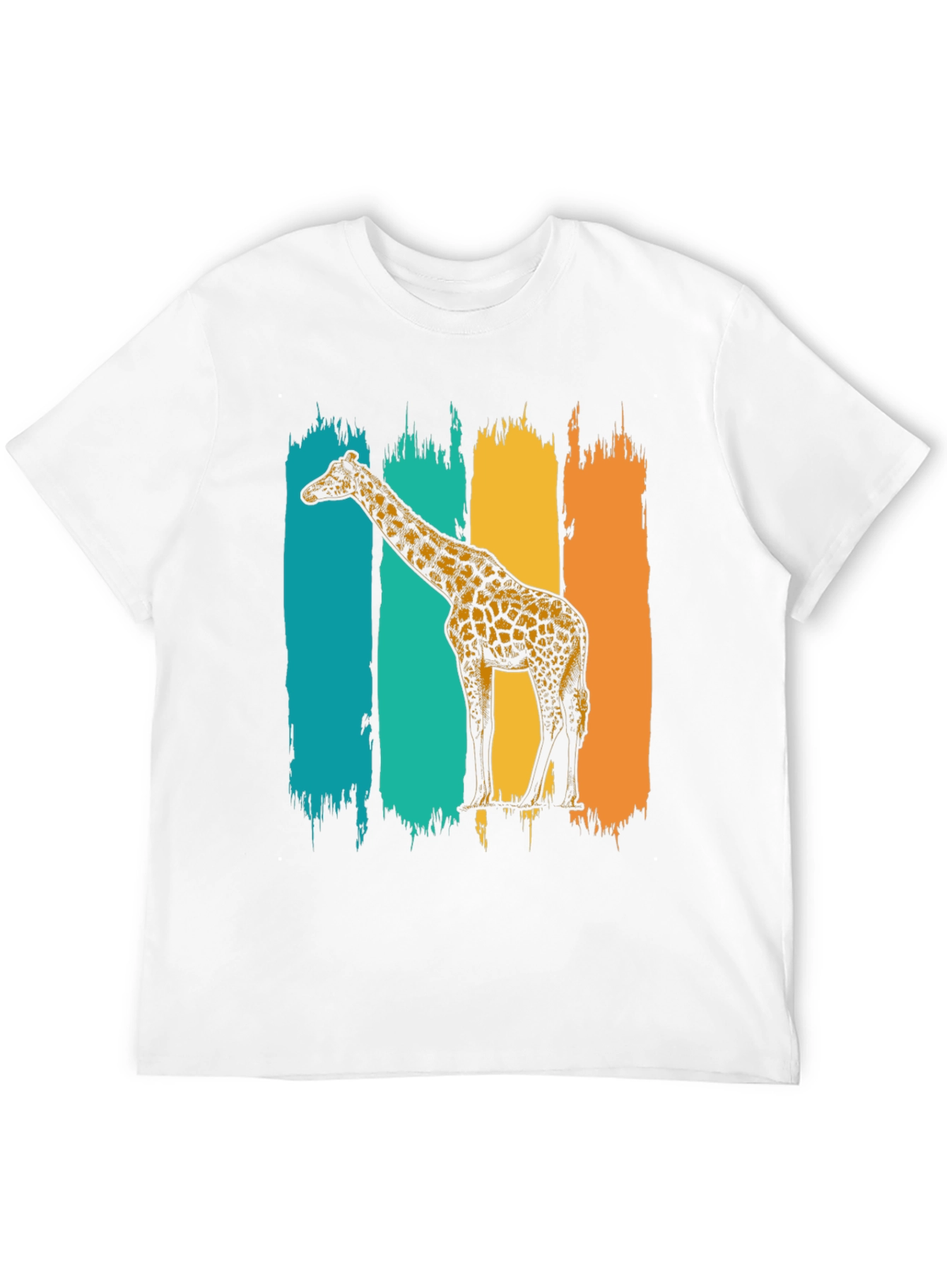 Retro Giraffe Graphic T-Shirt