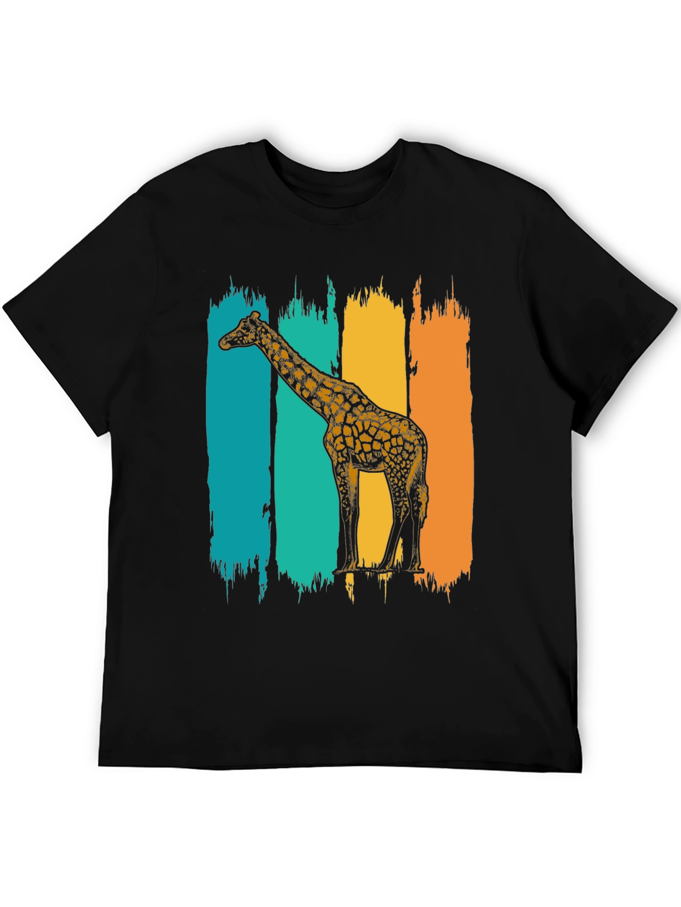 Retro Giraffe Graphic T-Shirt