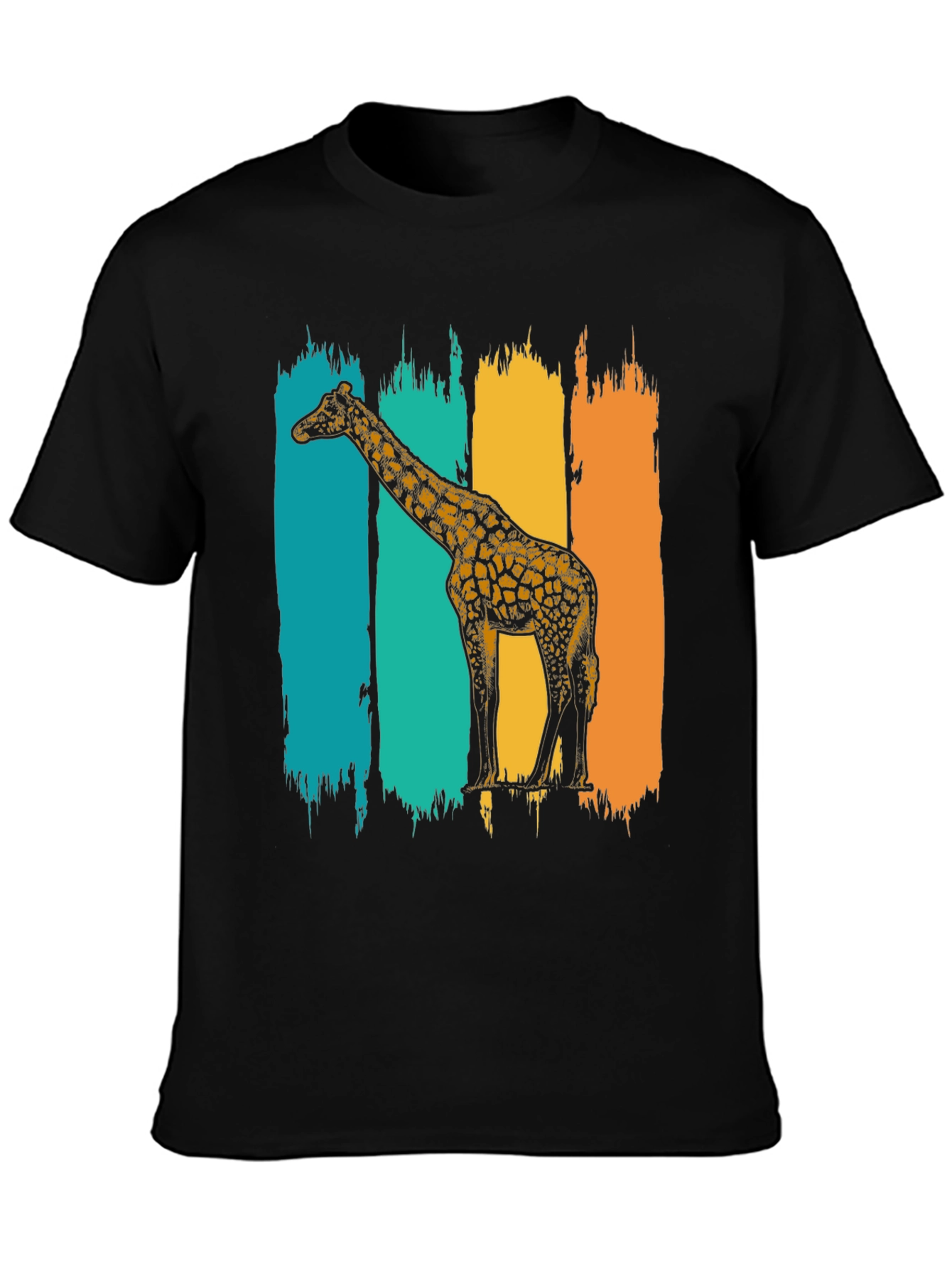 Retro Giraffe Graphic T-Shirt