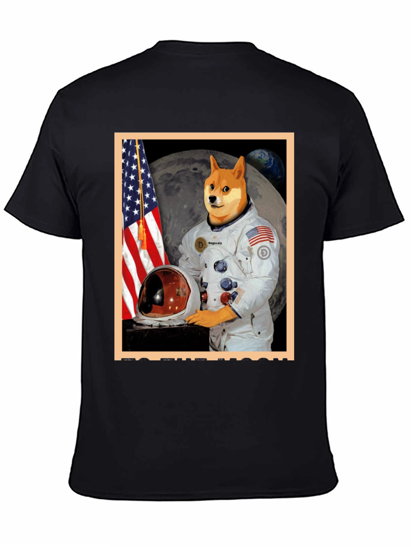 Doge to the Moon Graphic Tee