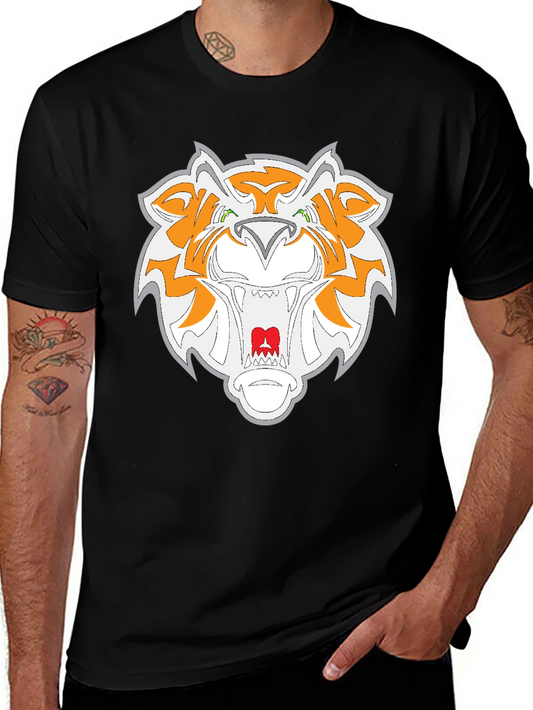 Tiger Graphic Black T-Shirt - Mens Fashion Tee