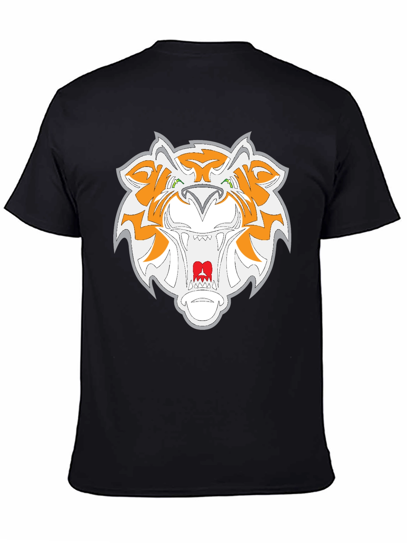 Tiger Graphic Black T-Shirt - Mens Fashion Tee