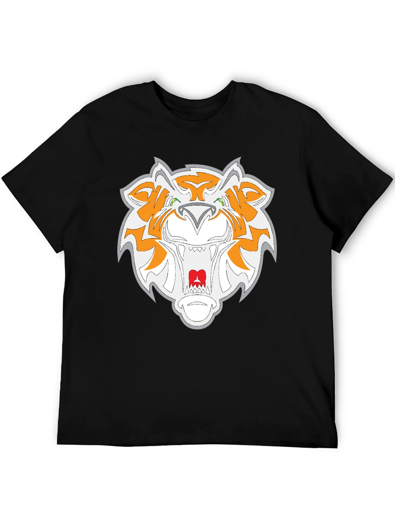 Tiger Graphic Black T-Shirt - Mens Fashion Tee