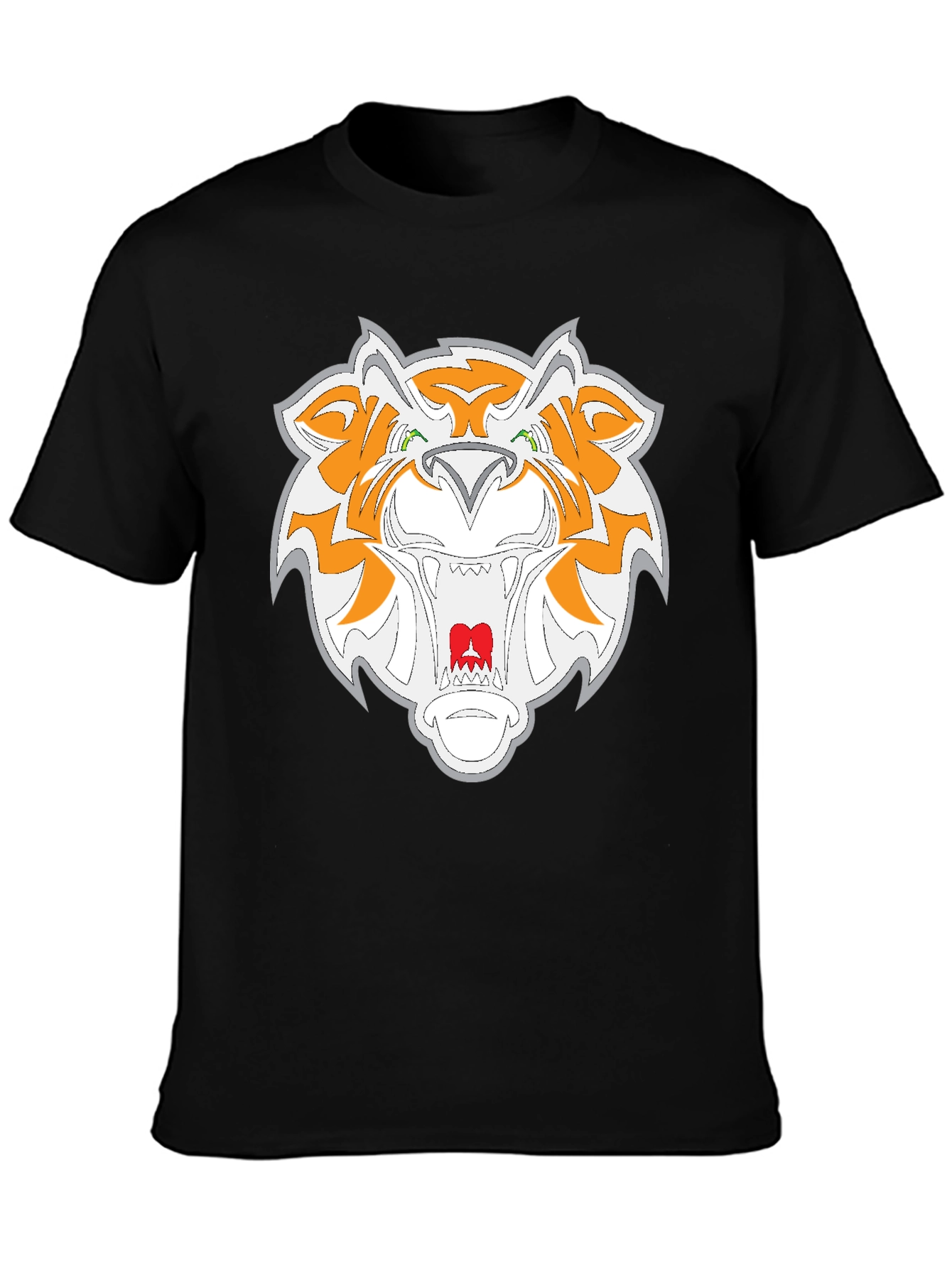 Tiger Graphic Black T-Shirt - Mens Fashion Tee