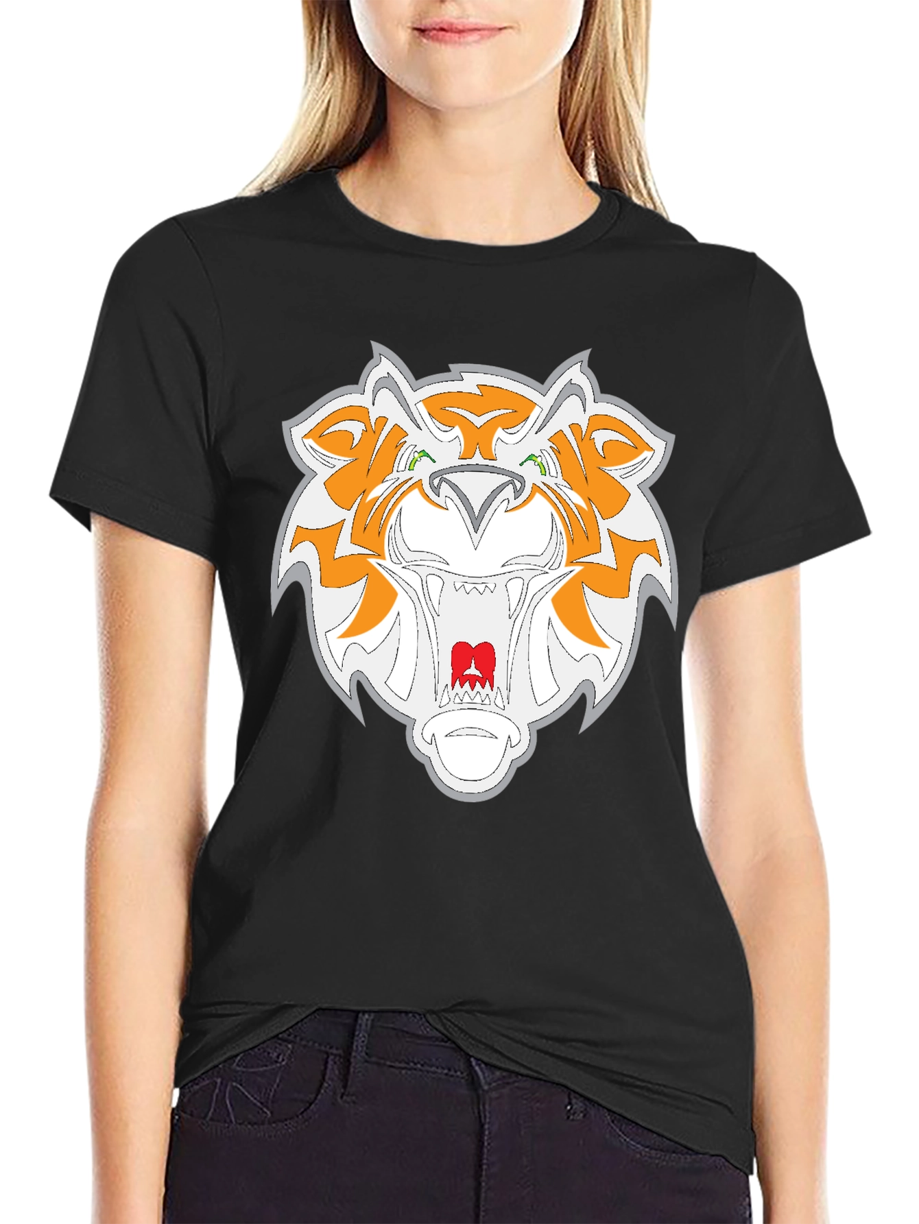 Tiger Graphic Black T-Shirt - Mens Fashion Tee