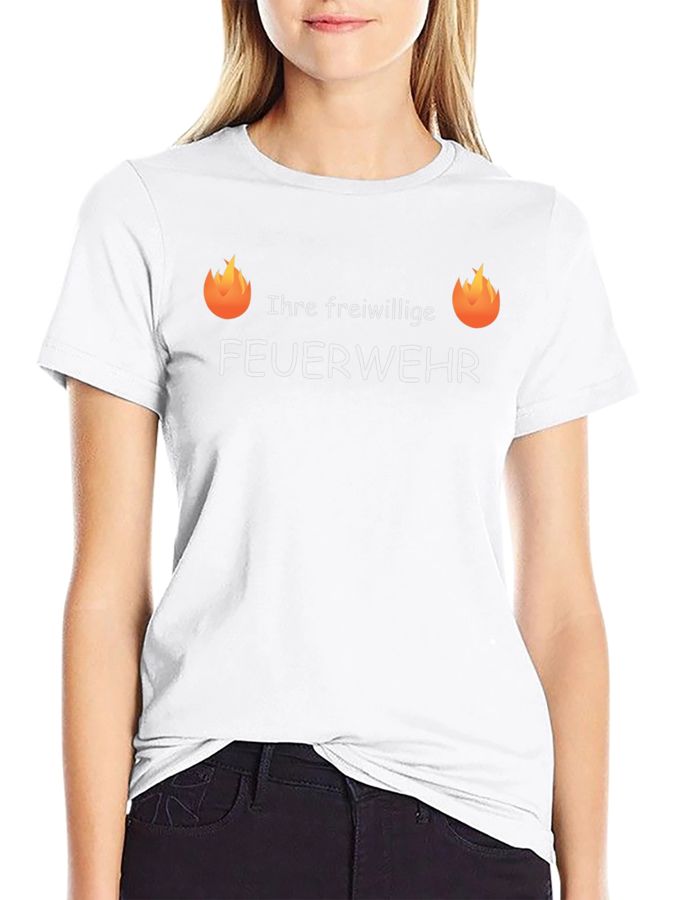 Volunteer Fire Department T-Shirt - German Feuerwehr Tee