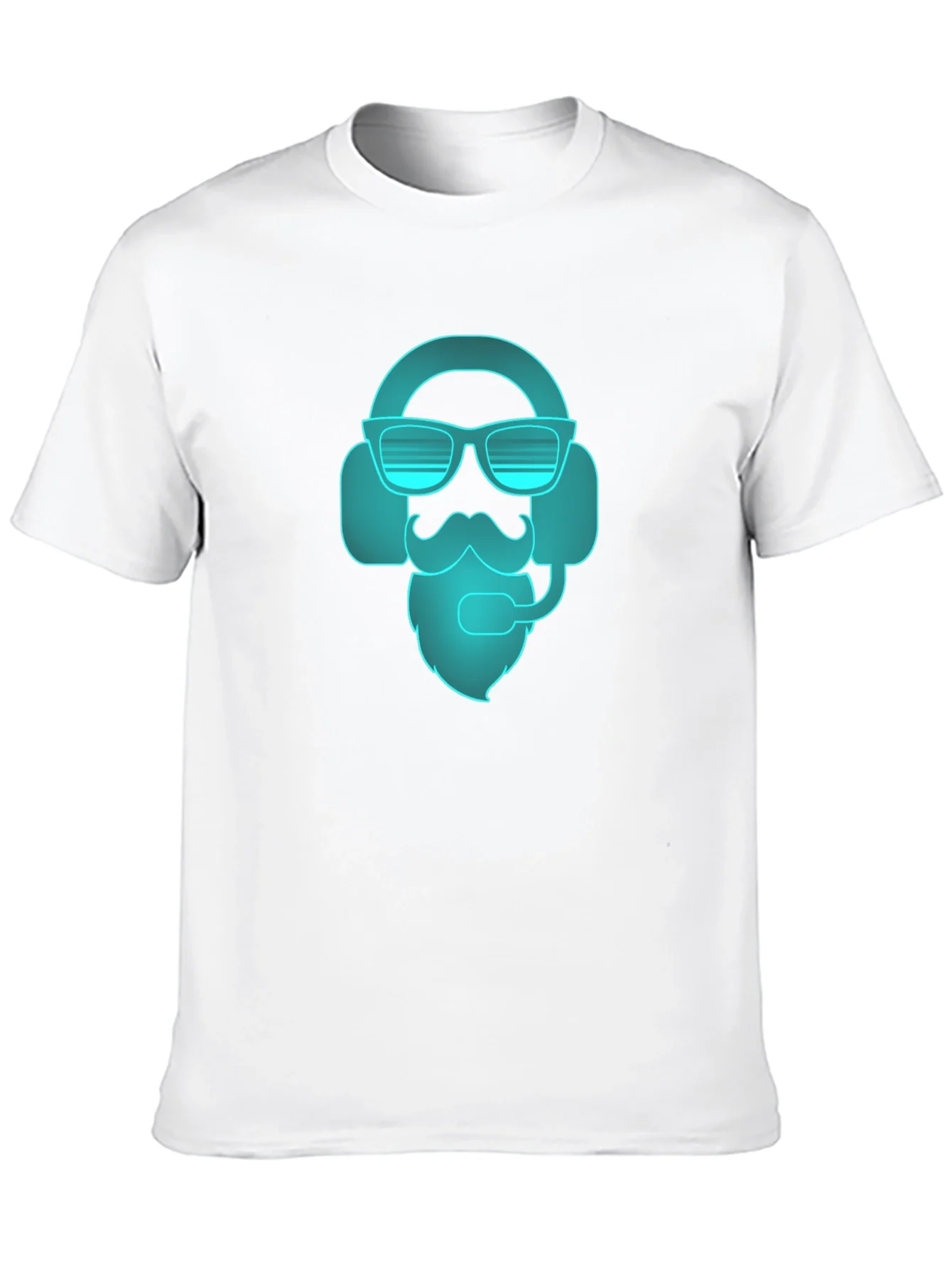 Gamer Beard T-Shirt - Black Cool Design