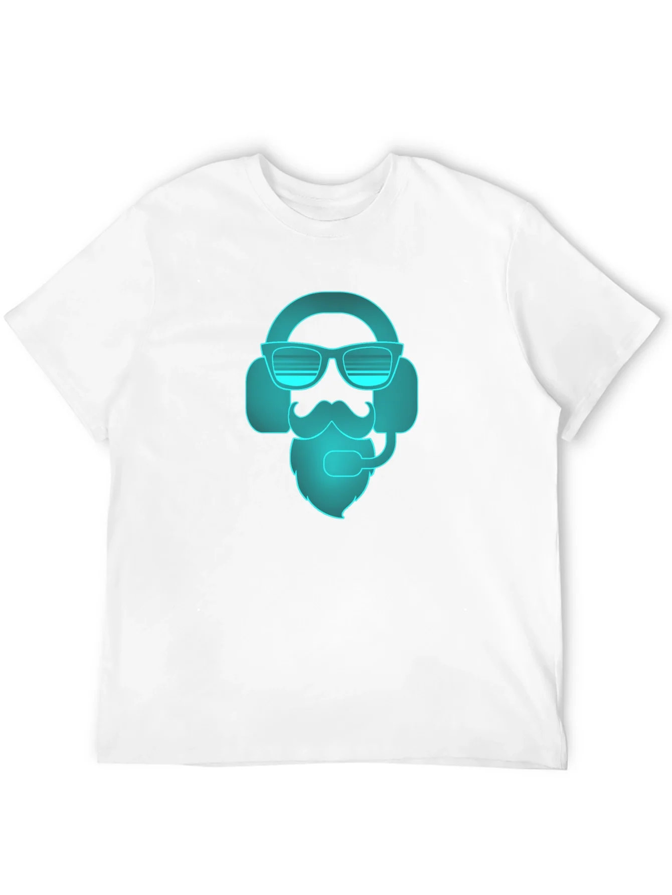 Gamer Beard T-Shirt - Black Cool Design