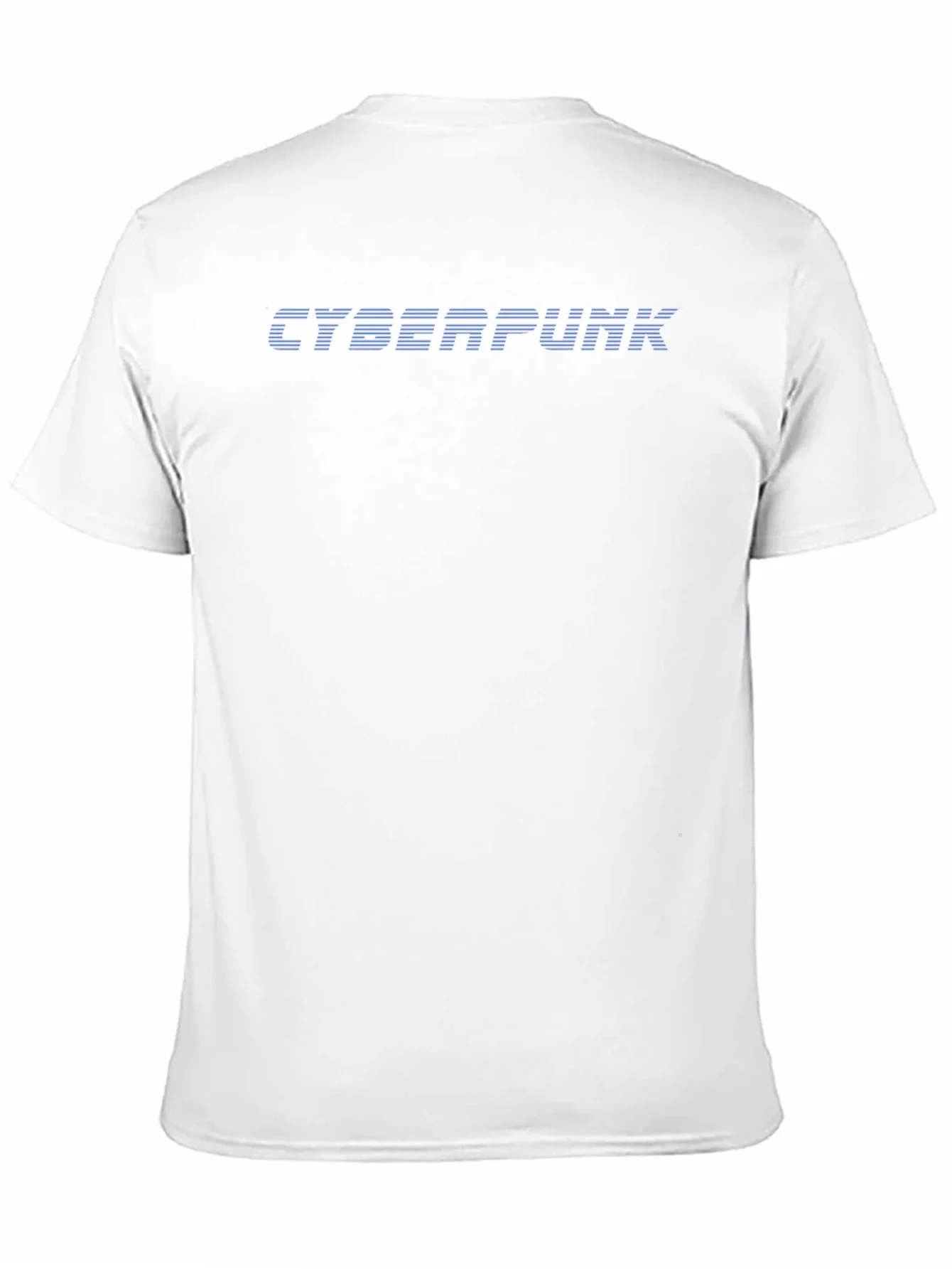 Cyberpunk Graphic Tee - Black Crew Neck T-Shirt